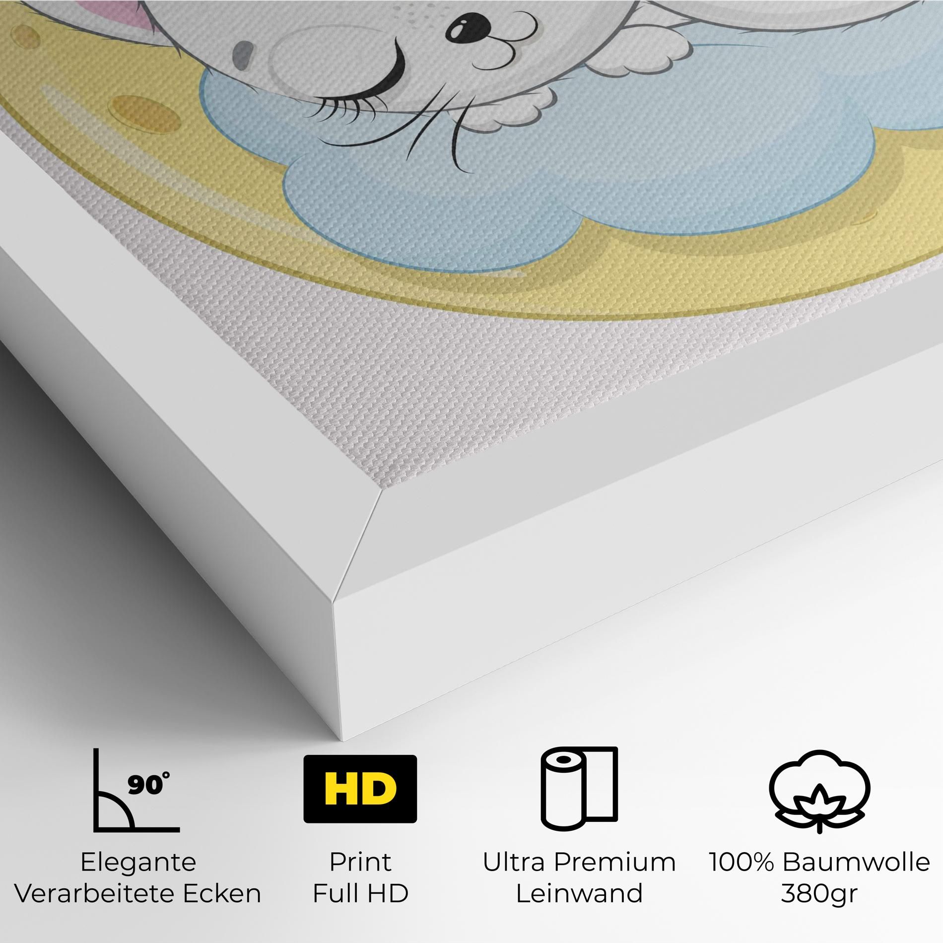Moon Cat Sleeping mockup 4