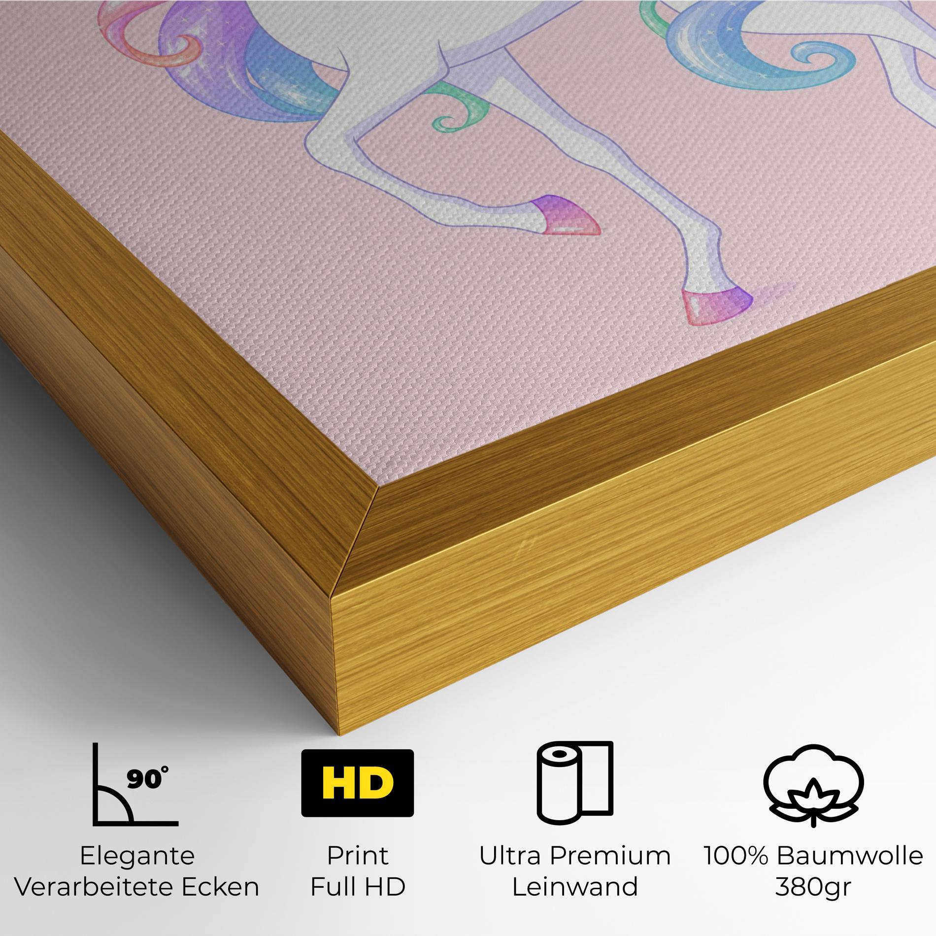 Leinwandbild Beautiful Unicorn mockup 4