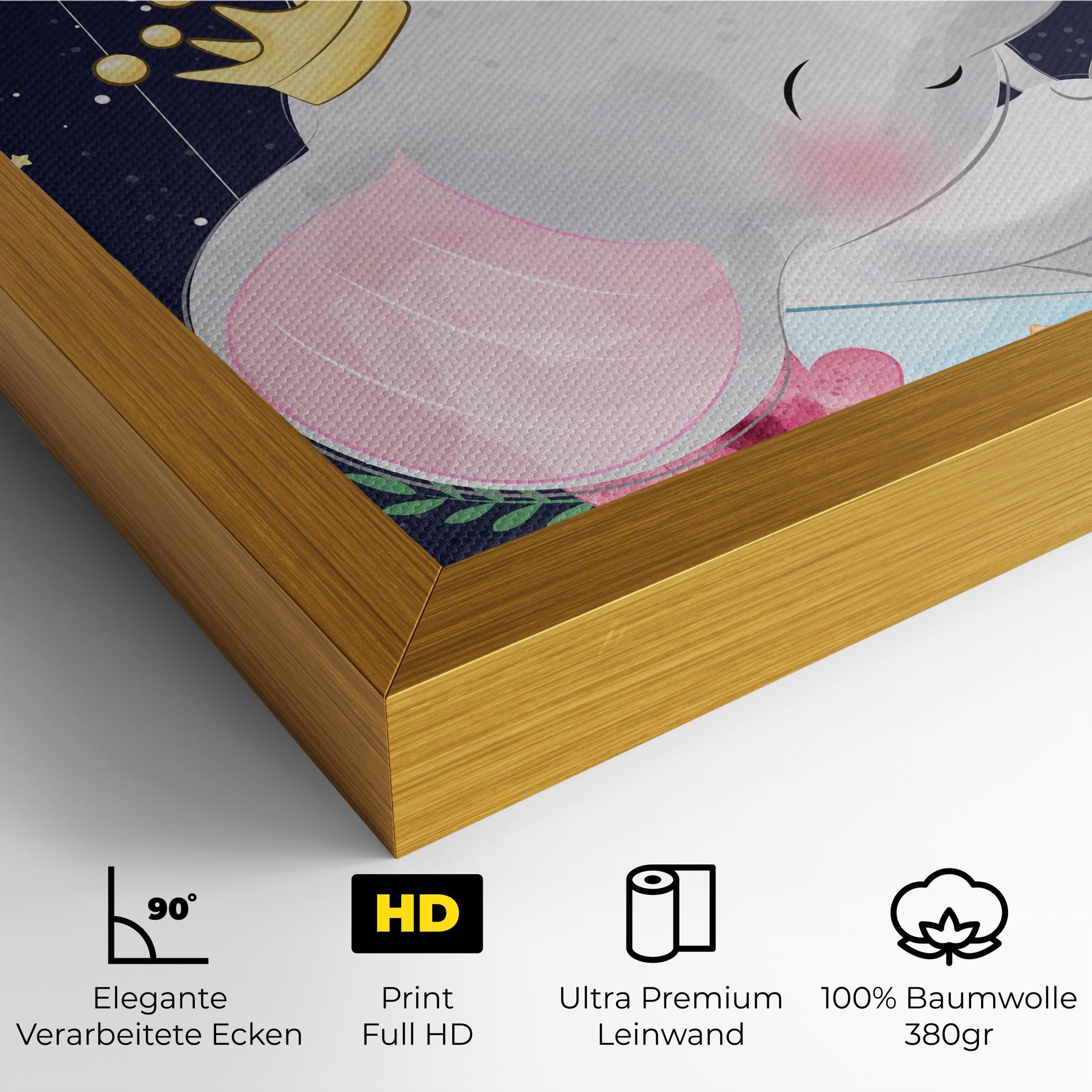 Leinwandbild Elephant Cat mockup 4