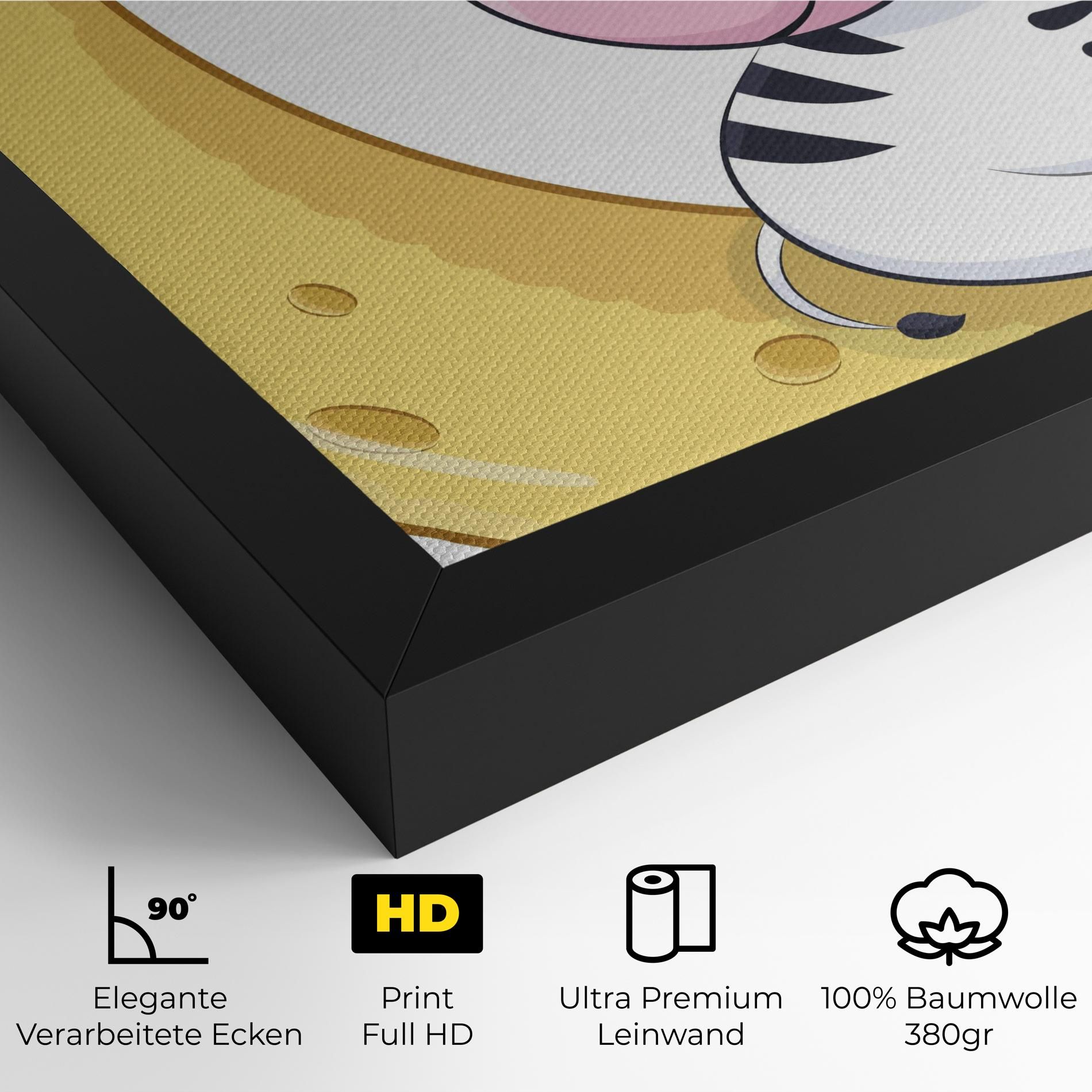 Cute Zebra Moon mockup 4