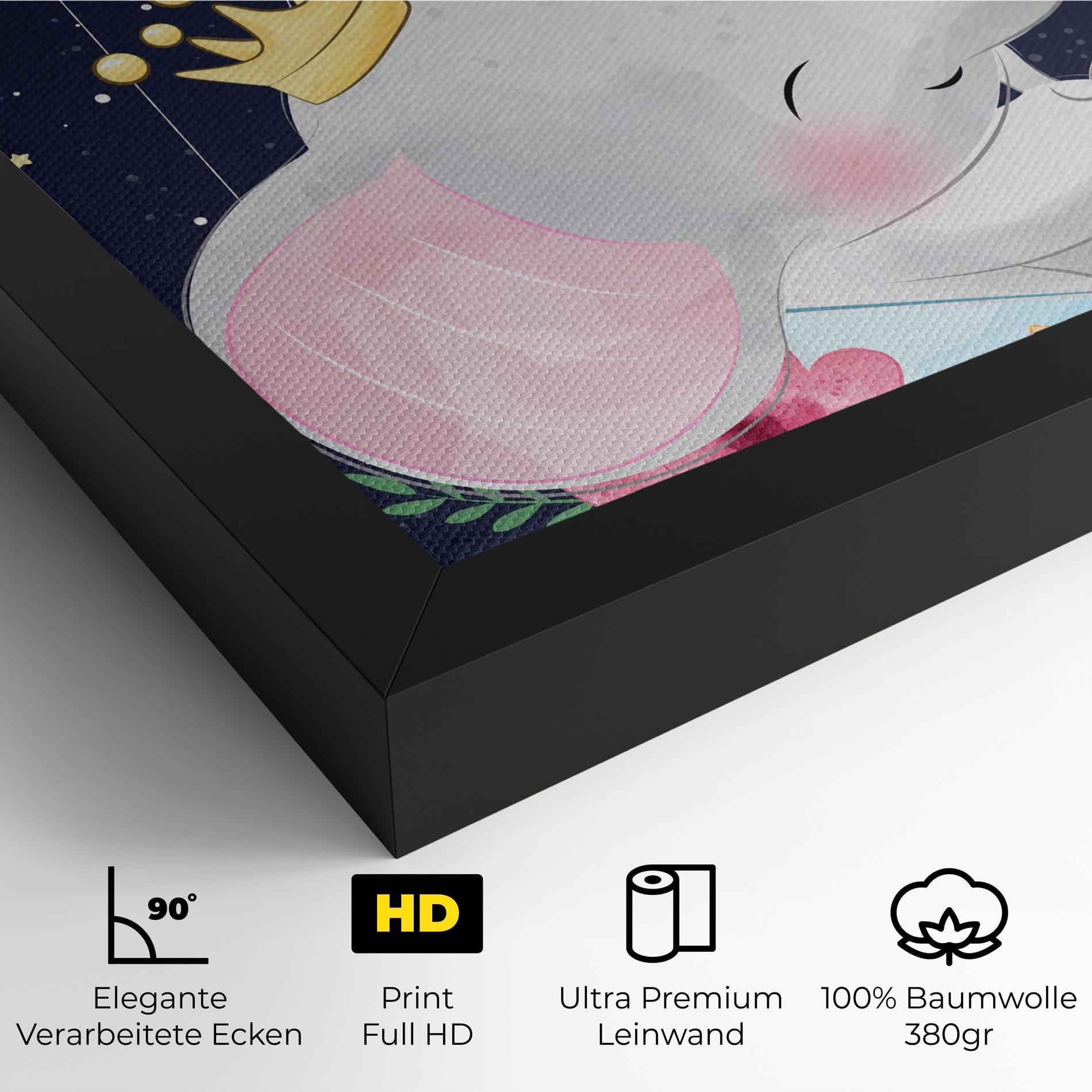 Leinwandbild Elephant Cat mockup 4