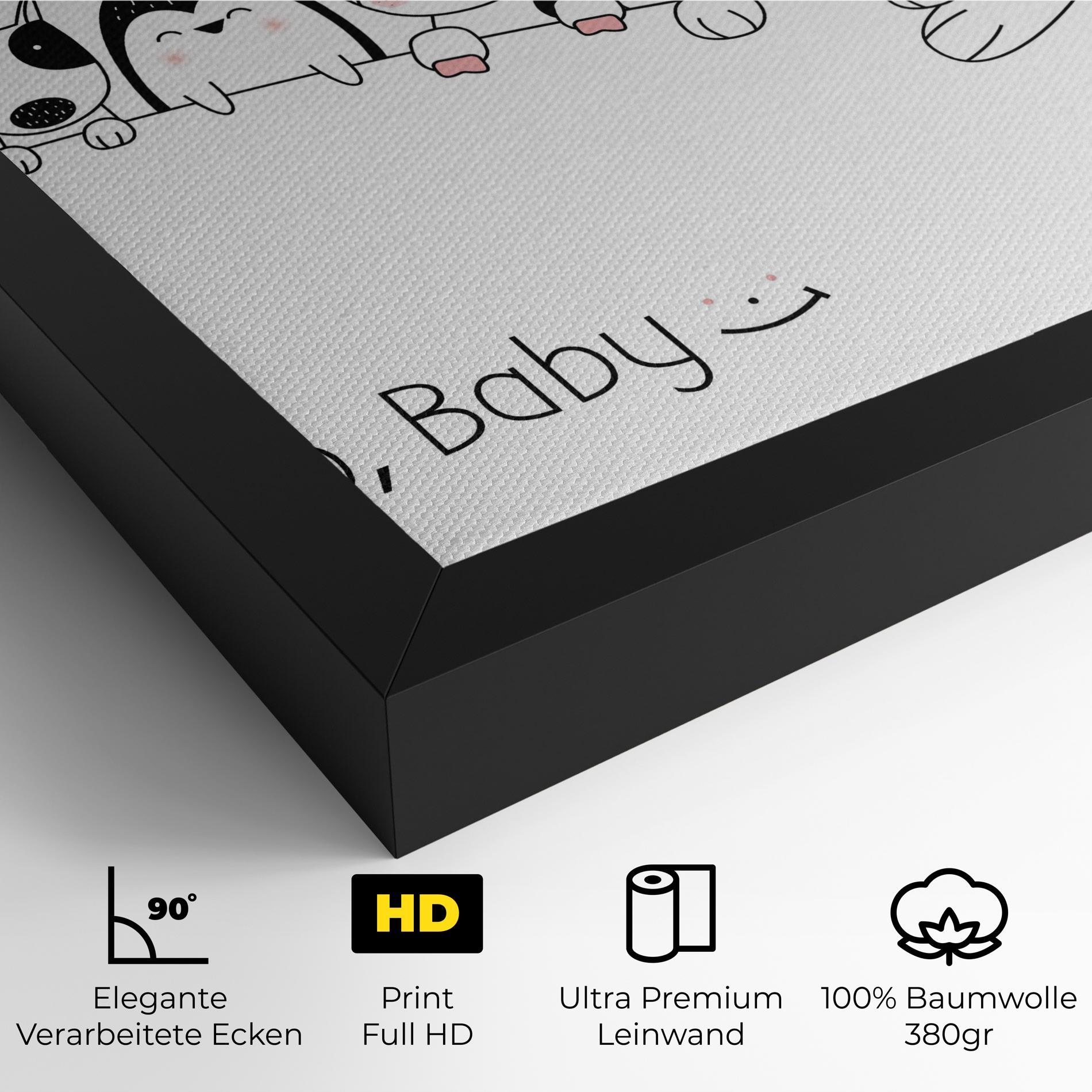 Leinwandbild Hello Baby mockup 4