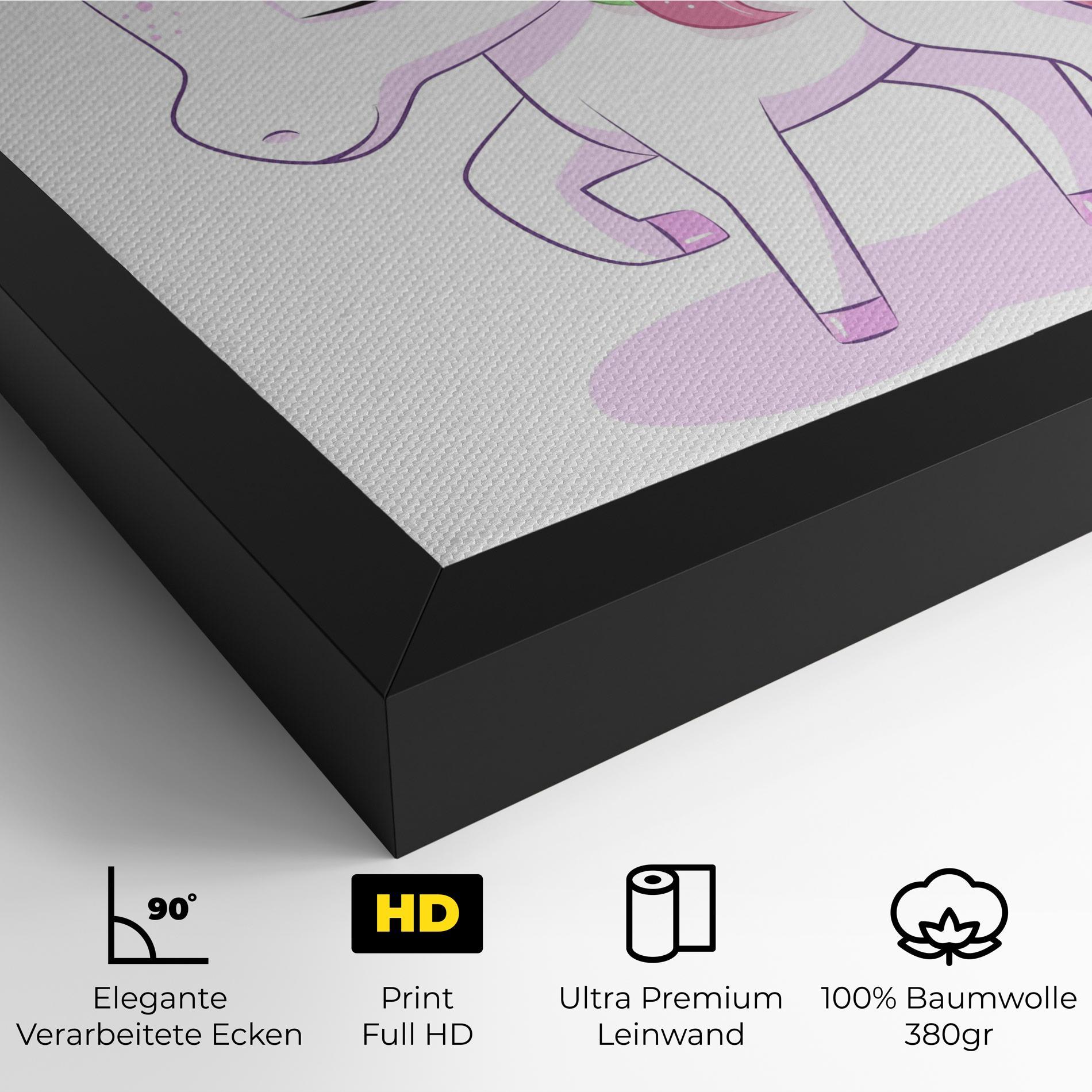 Leinwandbild Unicorn mockup 4