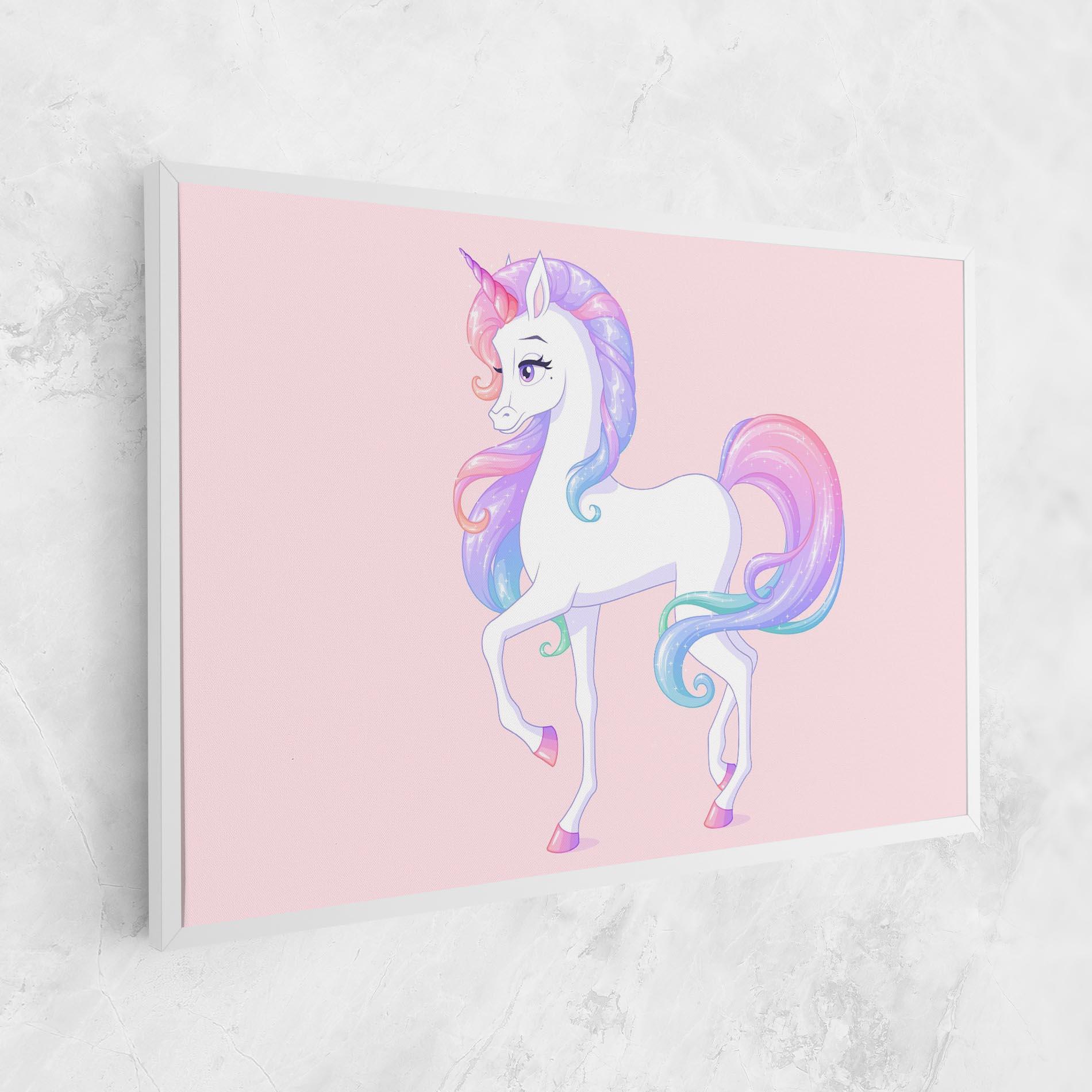 Leinwandbild Beautiful Unicorn mockup 1