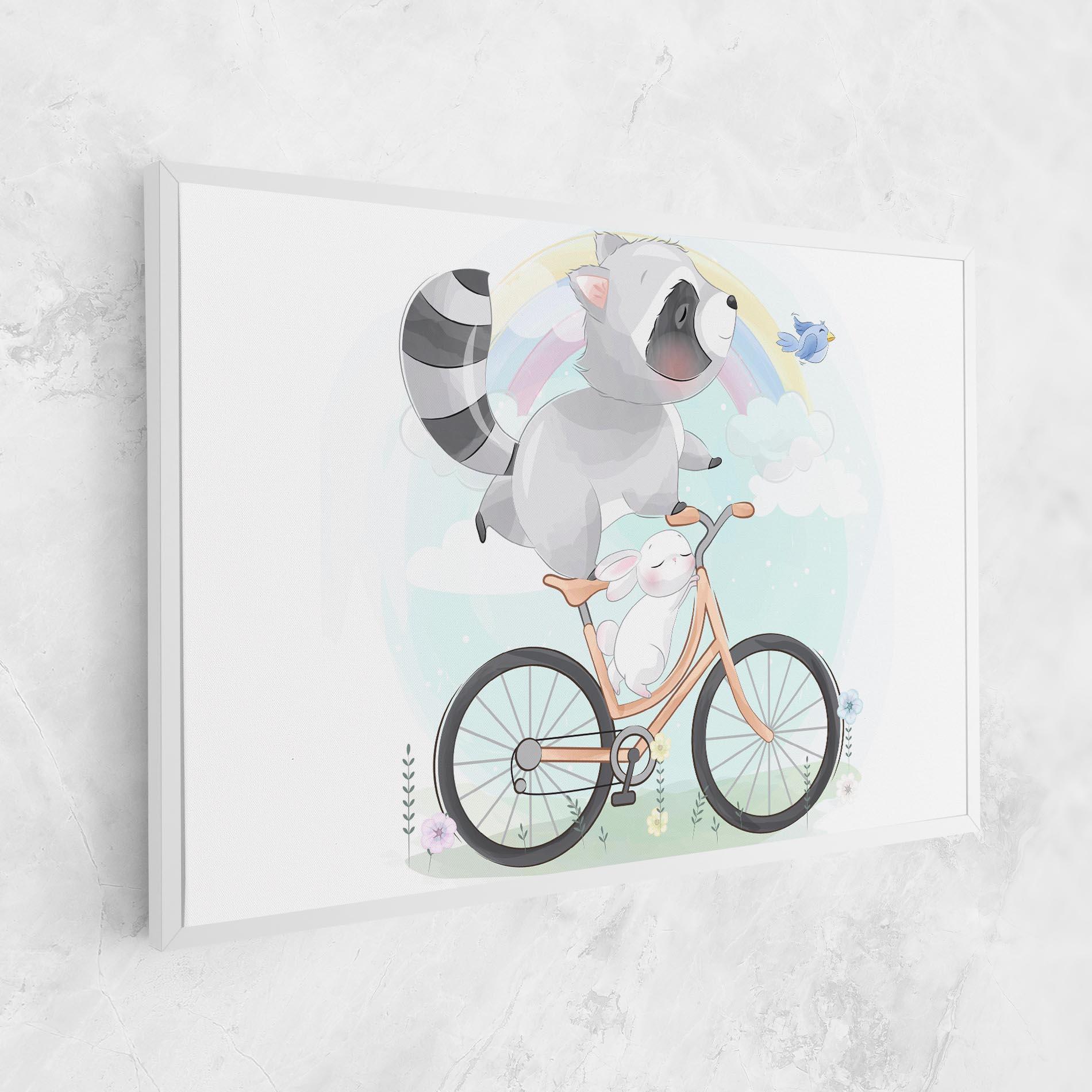 Leinwandbild Bike Ride Animal mockup 1