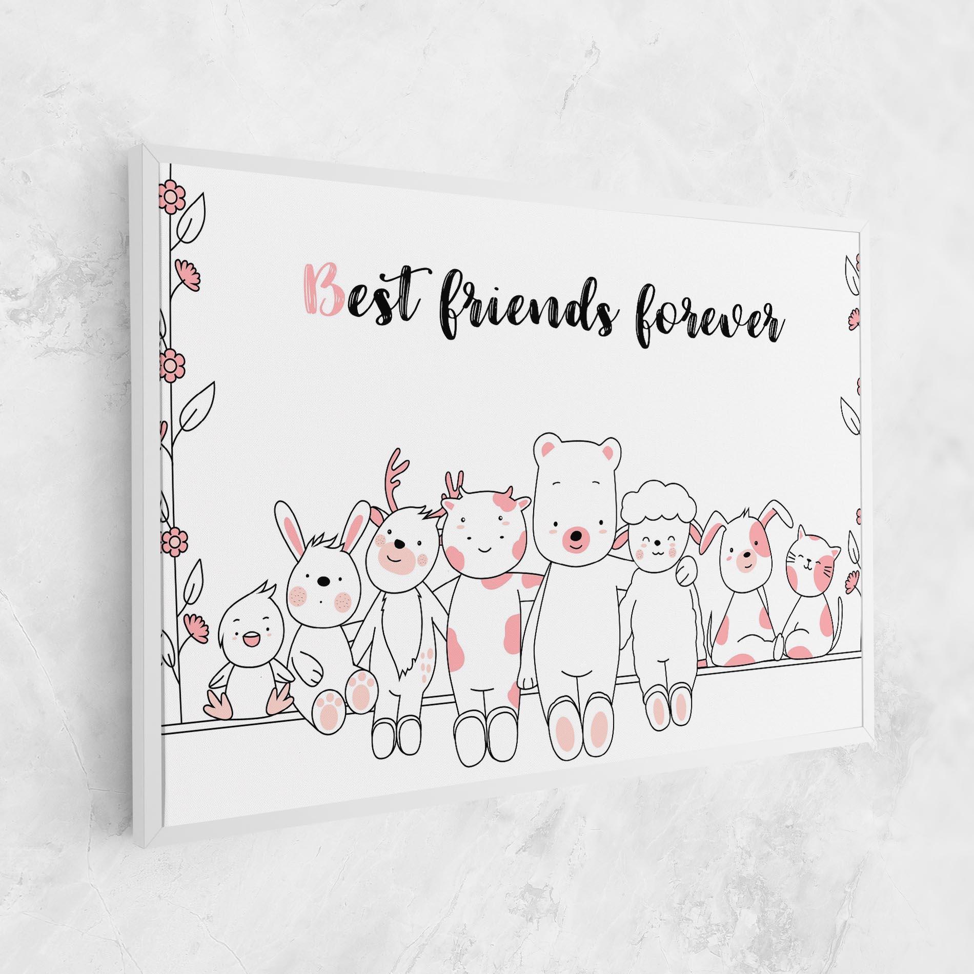 Leinwandbild Friends Forever mockup 1