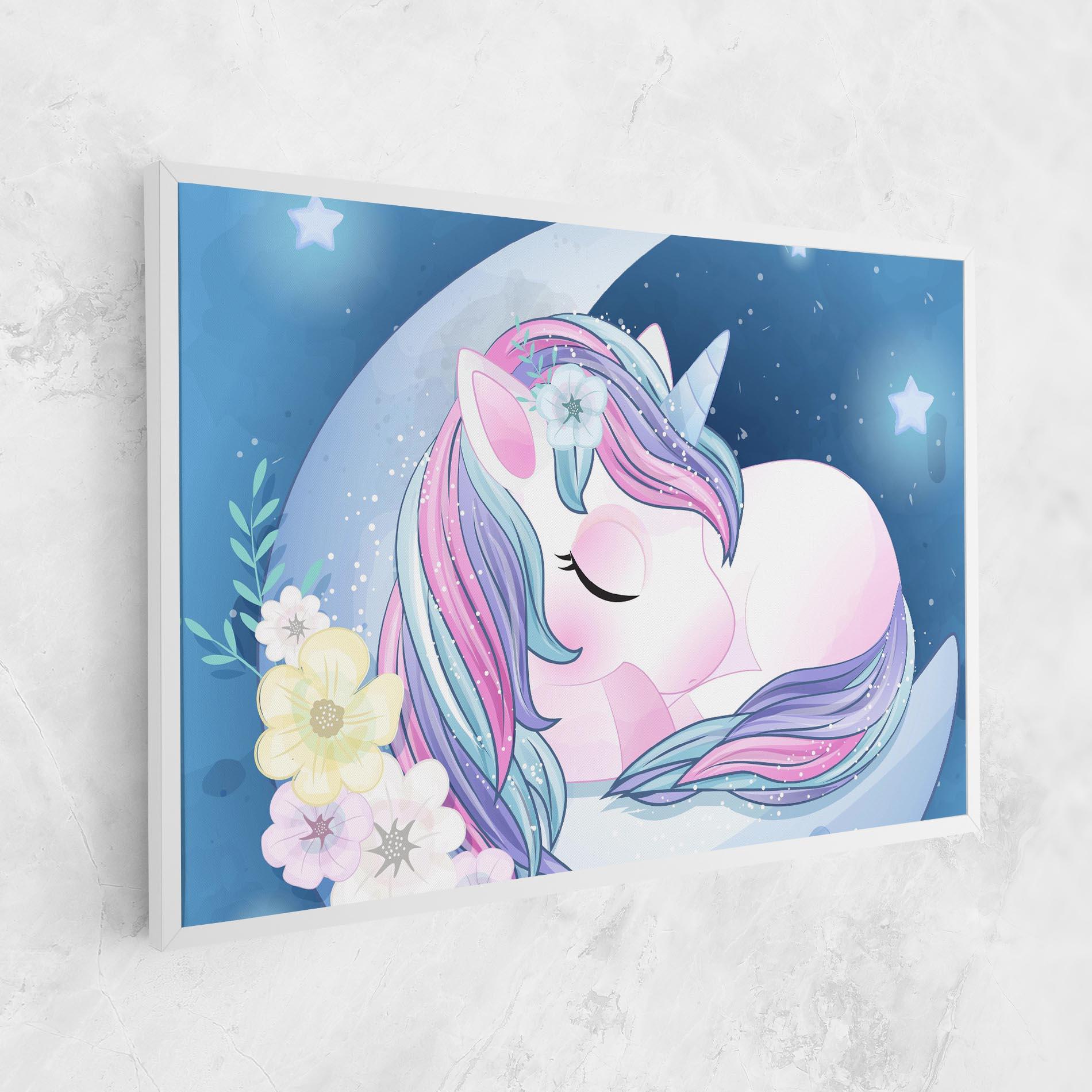 Leinwandbild Moon Unicorn mockup 1