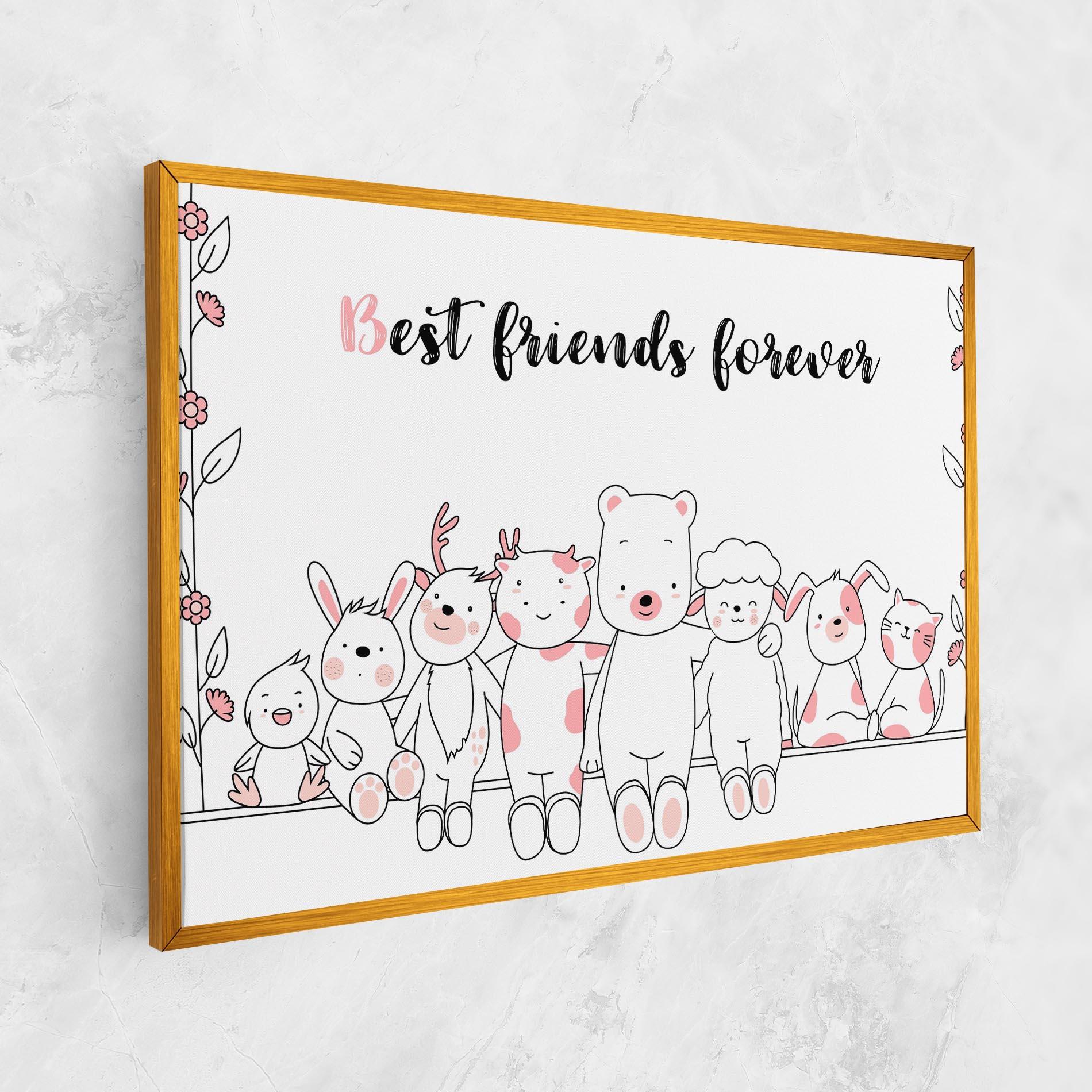 Leinwandbild Friends Forever mockup 1