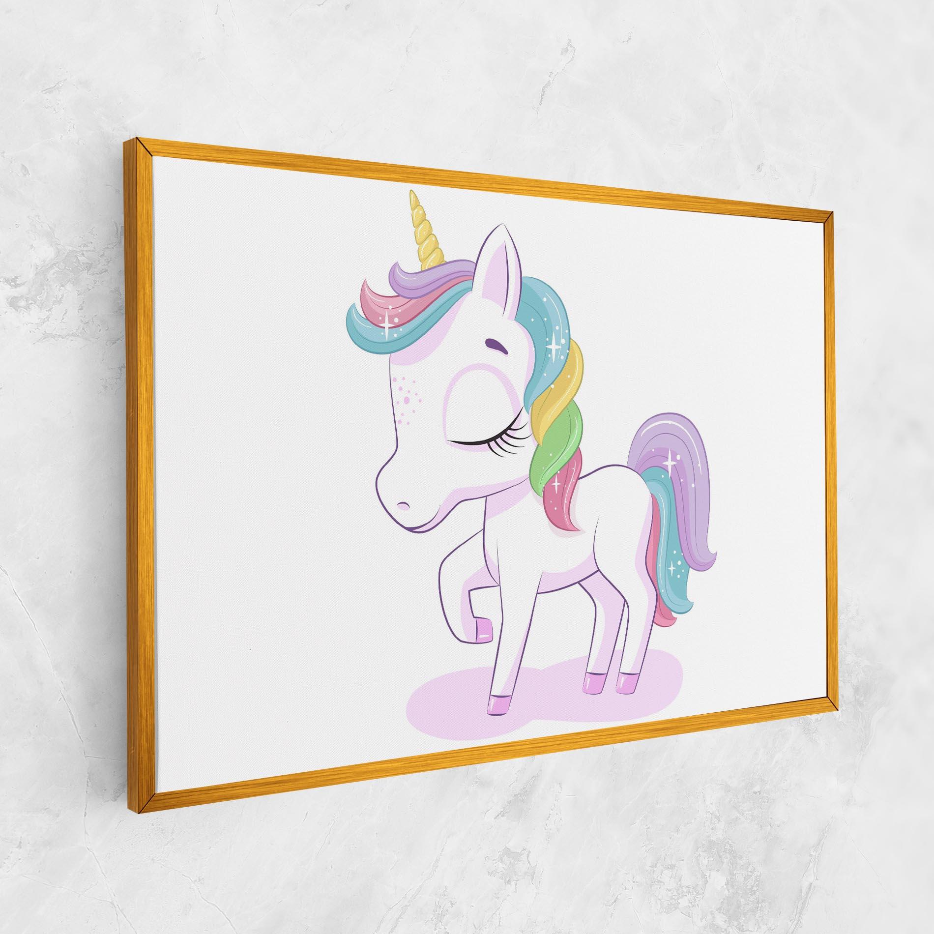 Leinwandbild Unicorn mockup 1