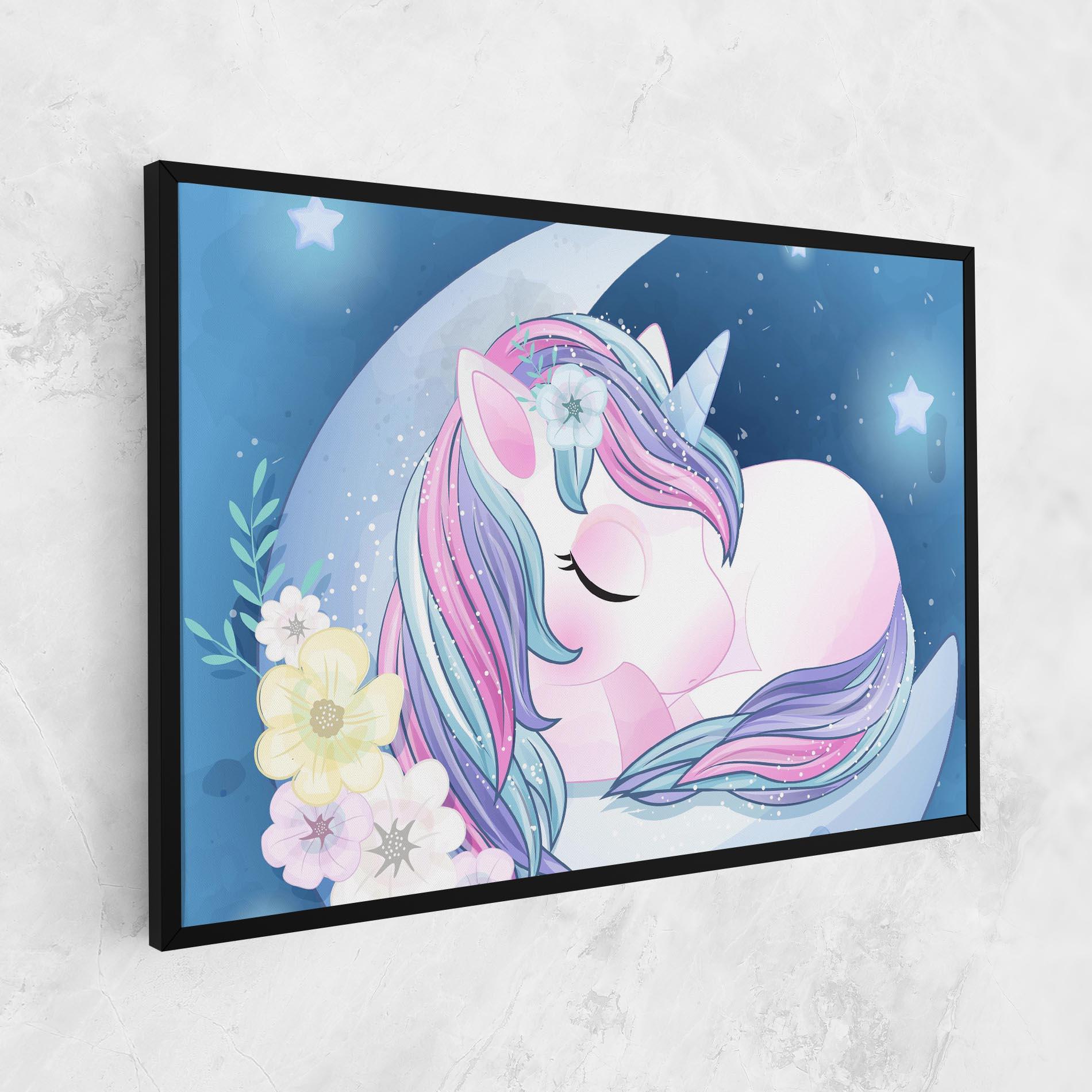 Leinwandbild Moon Unicorn mockup 1