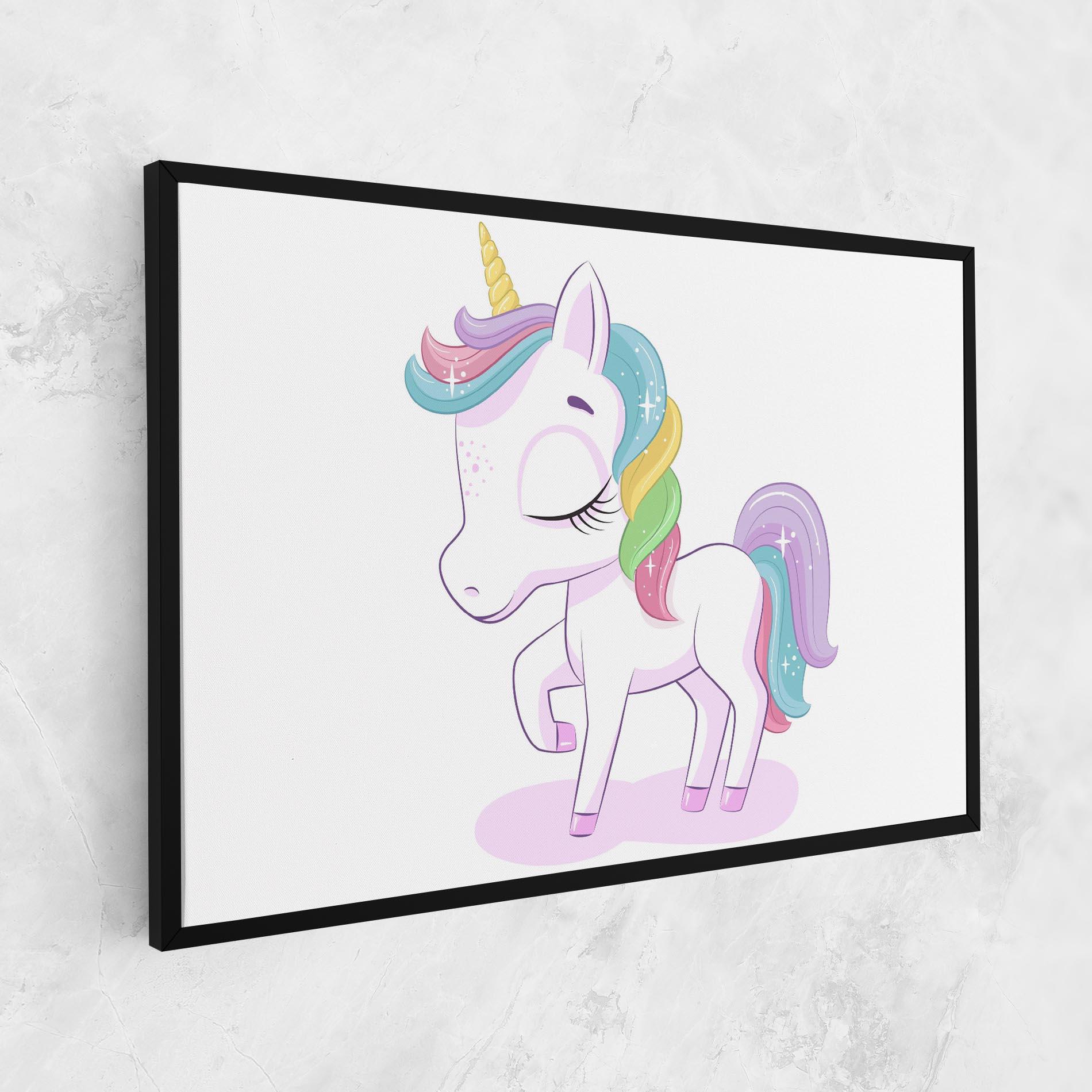 Leinwandbild Unicorn mockup 1
