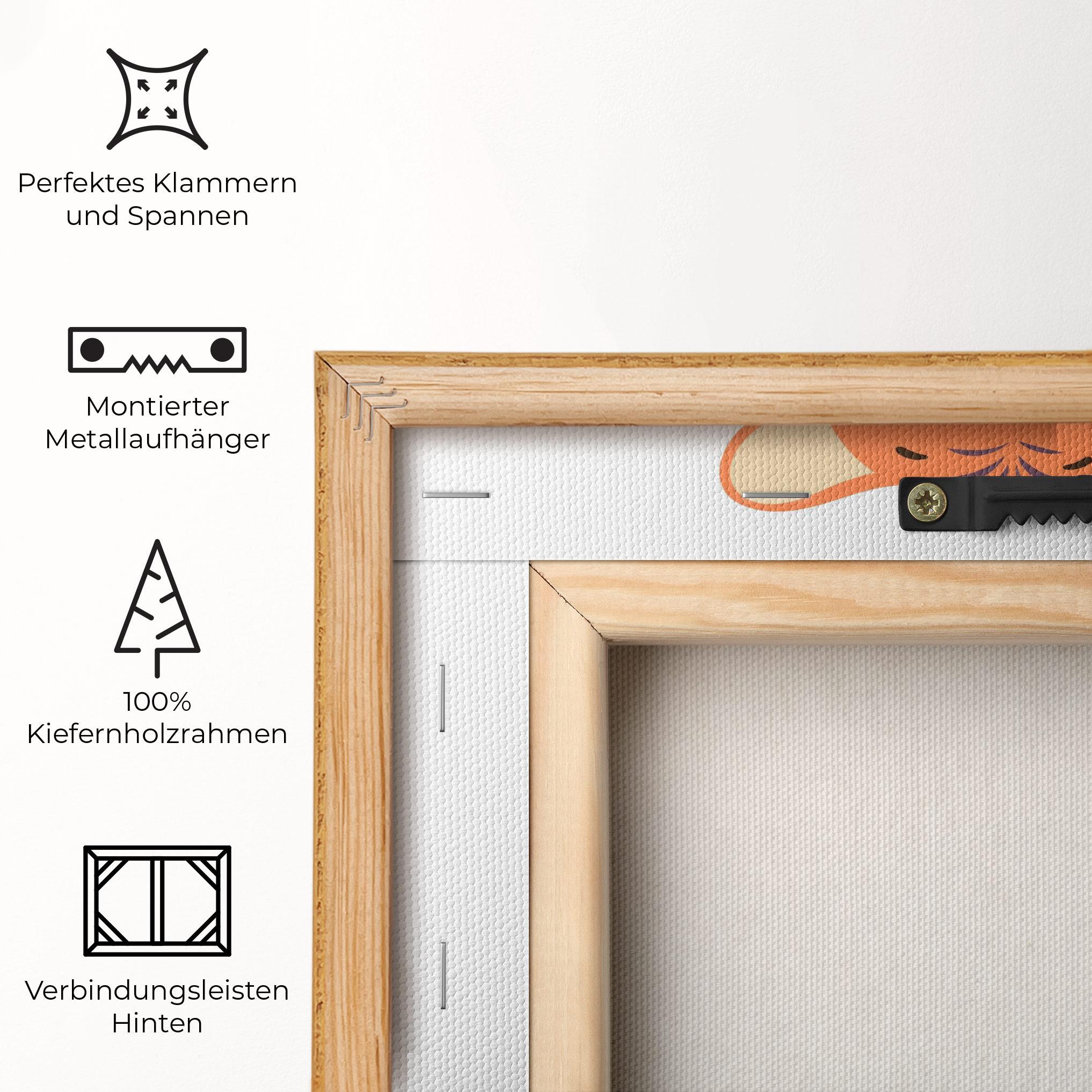 Leinwandbild Tiger Thank U mockup 5