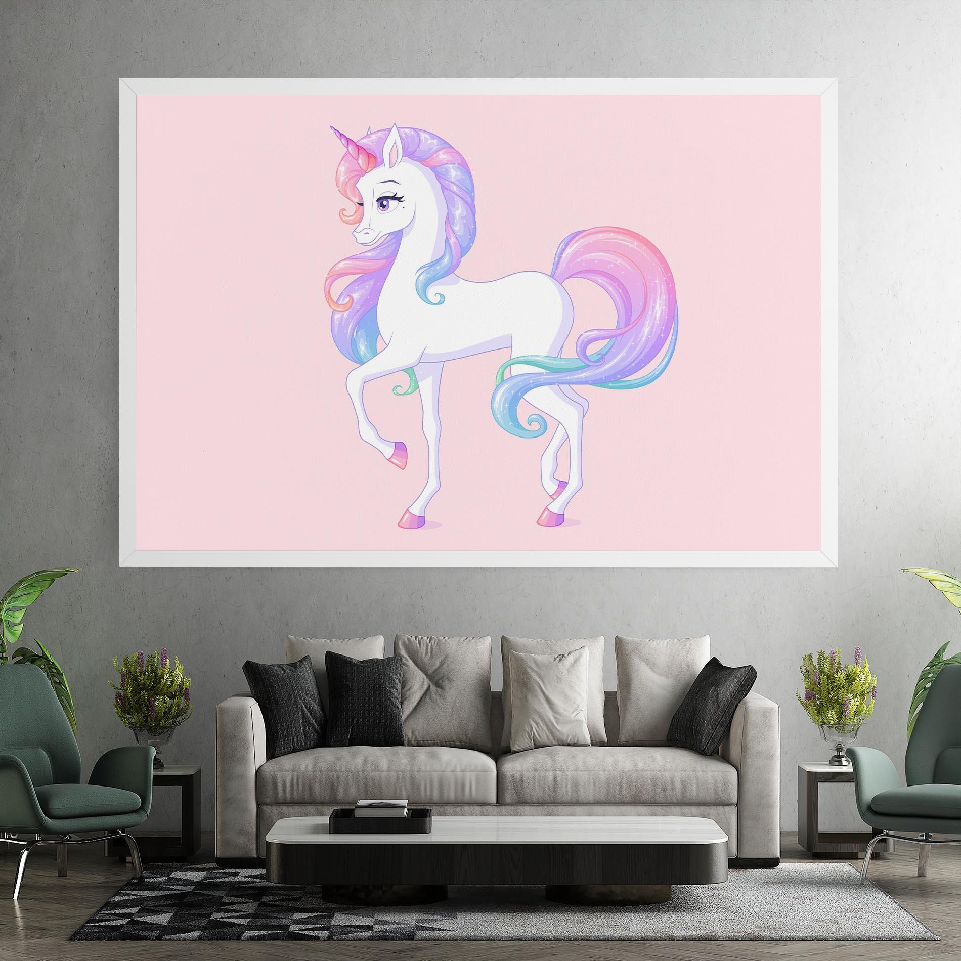 Leinwandbild Beautiful Unicorn mockup 7