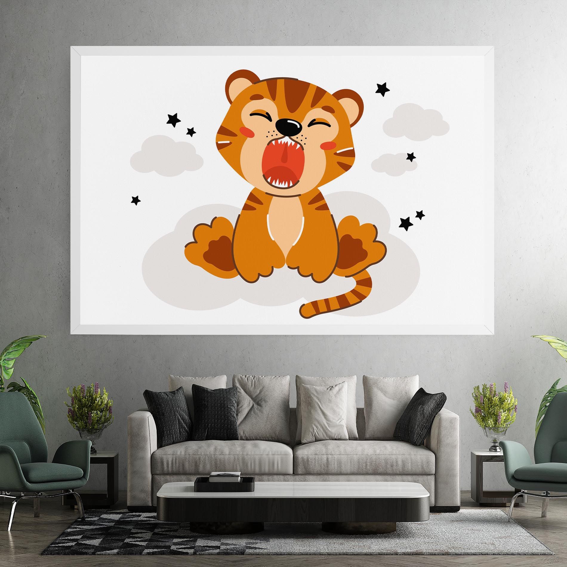Cute Sleepy Tiger mockup 7