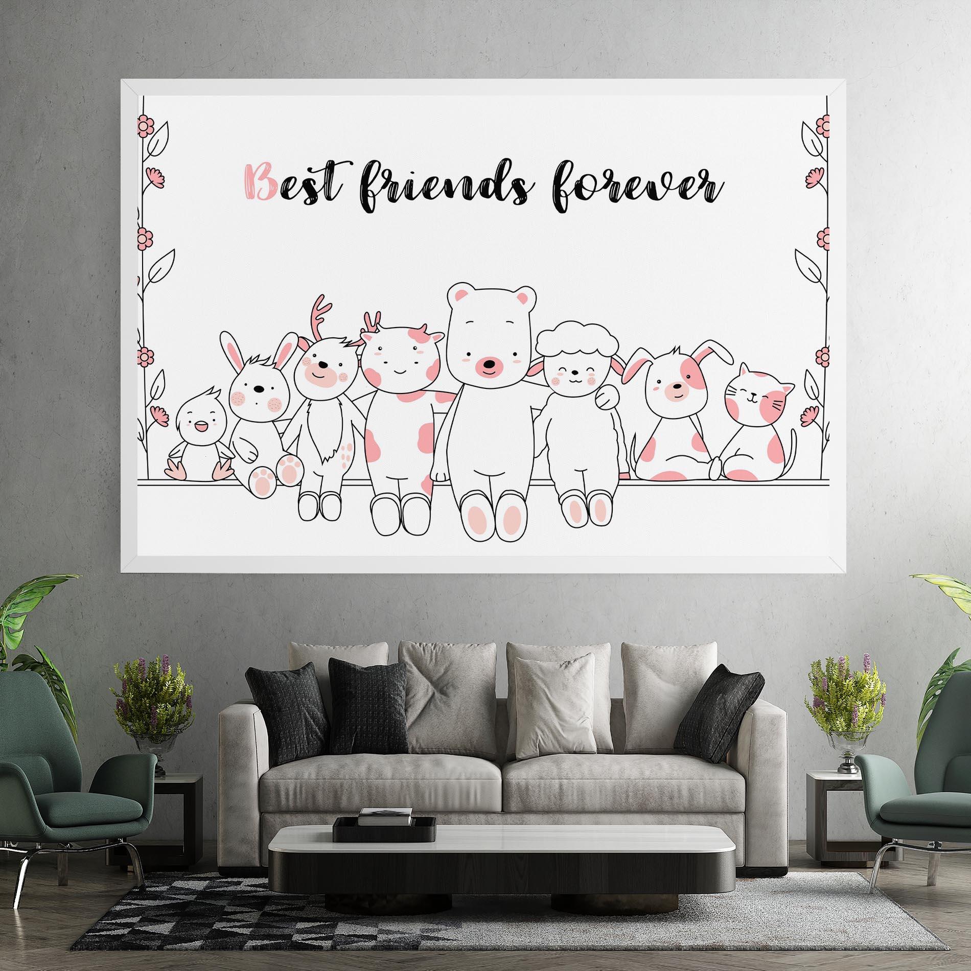 Leinwandbild Friends Forever mockup 7