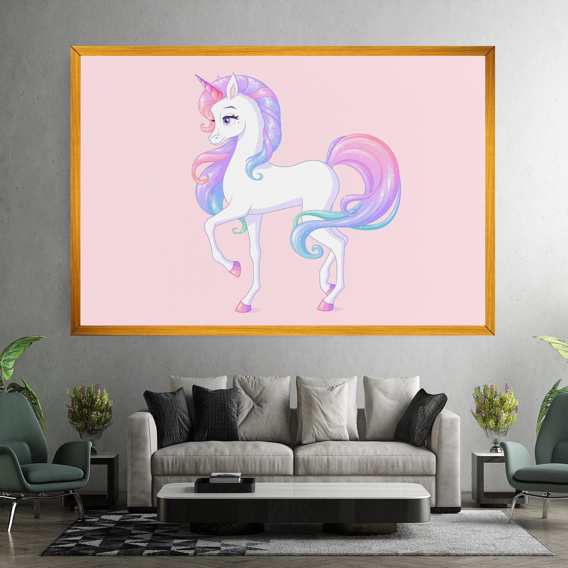 Leinwandbild Beautiful Unicorn mockup 7