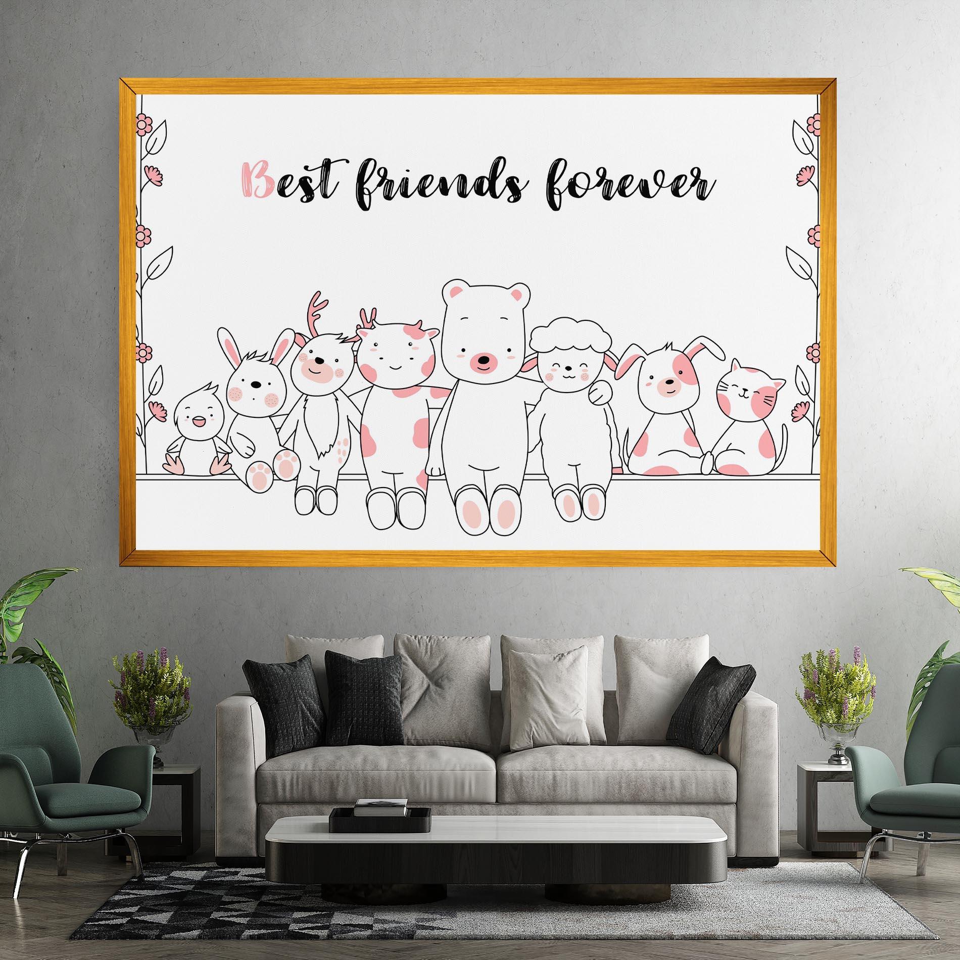 Leinwandbild Friends Forever mockup 7