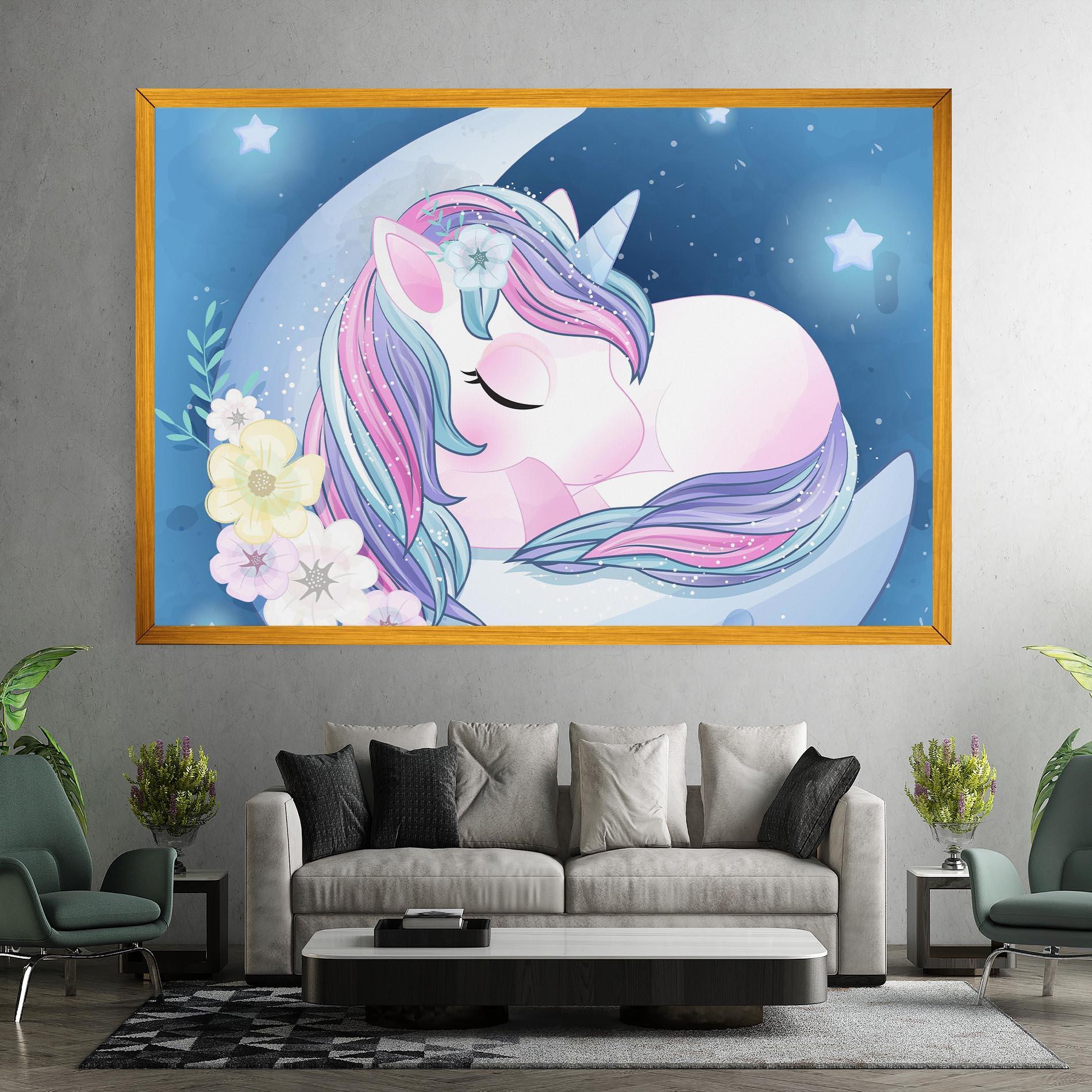 Leinwandbild Moon Unicorn mockup 7
