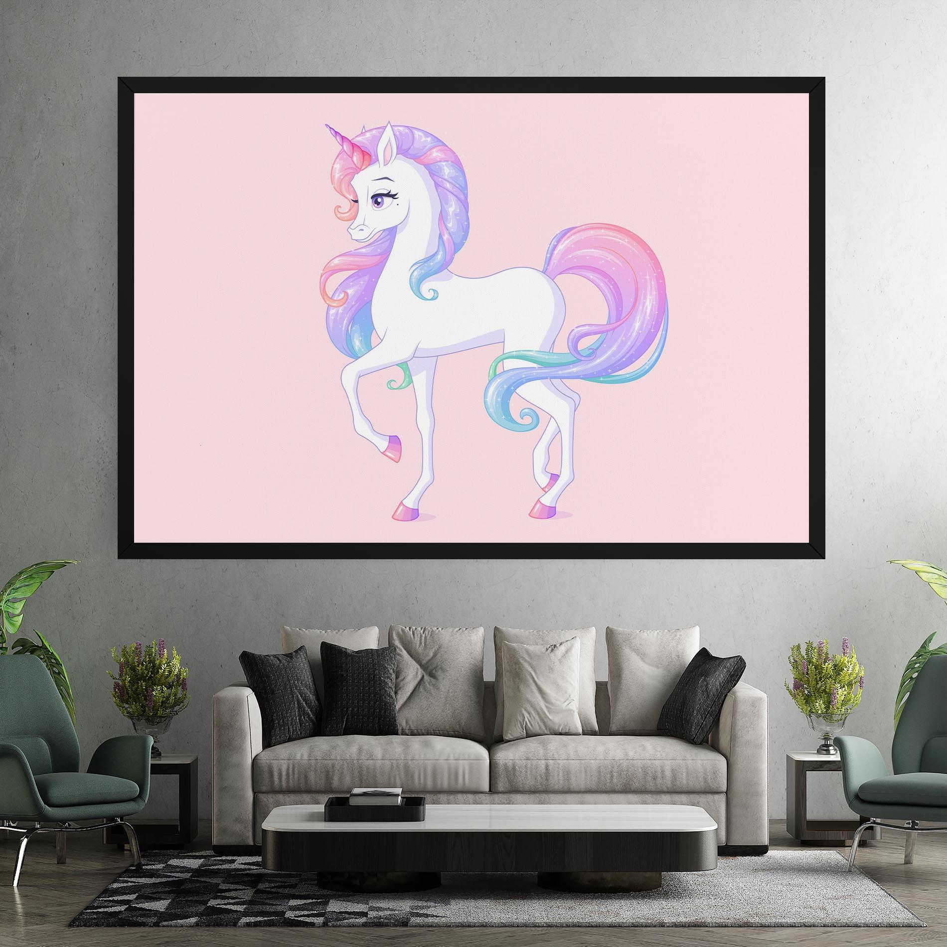 Leinwandbild Beautiful Unicorn mockup 7