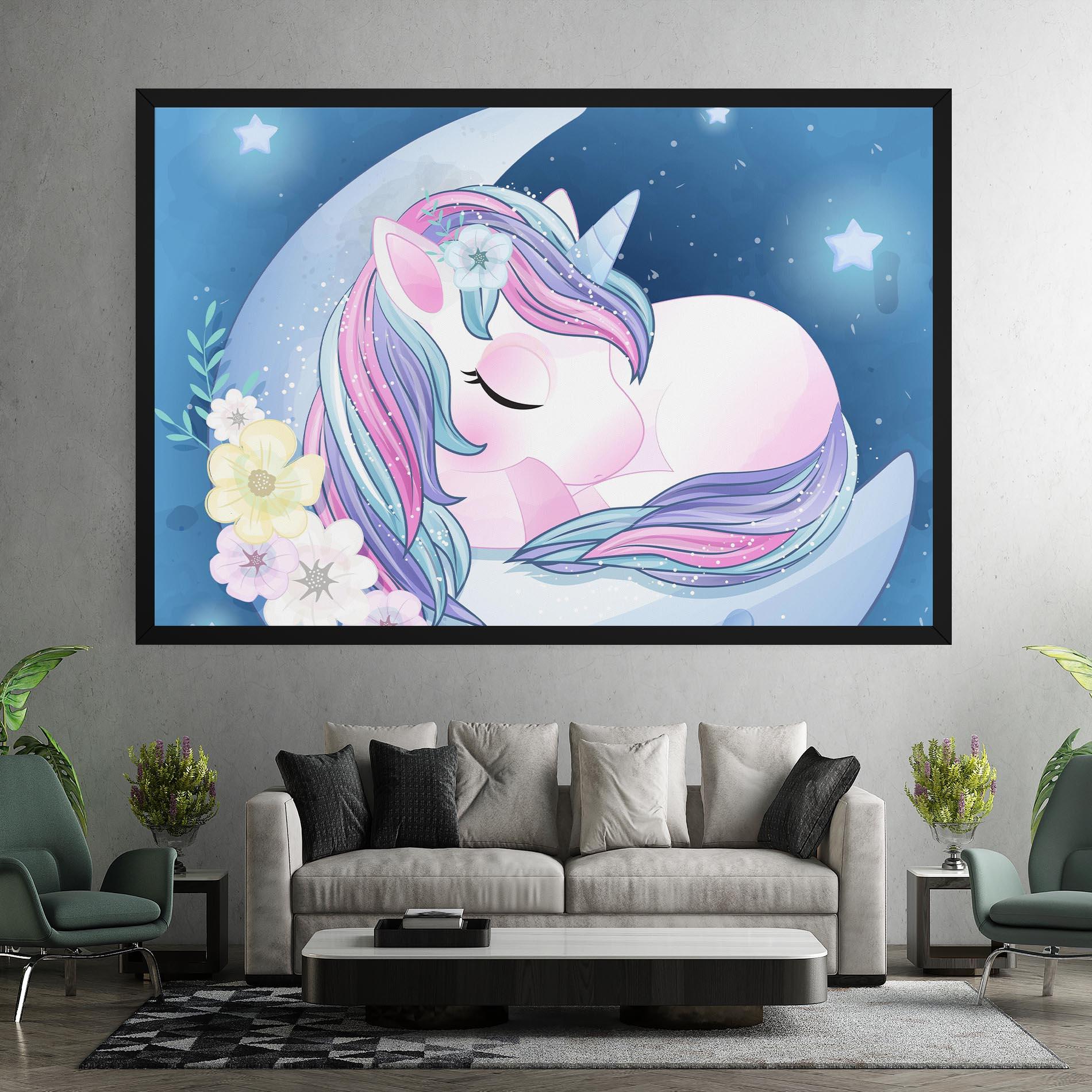 Leinwandbild Moon Unicorn mockup 7