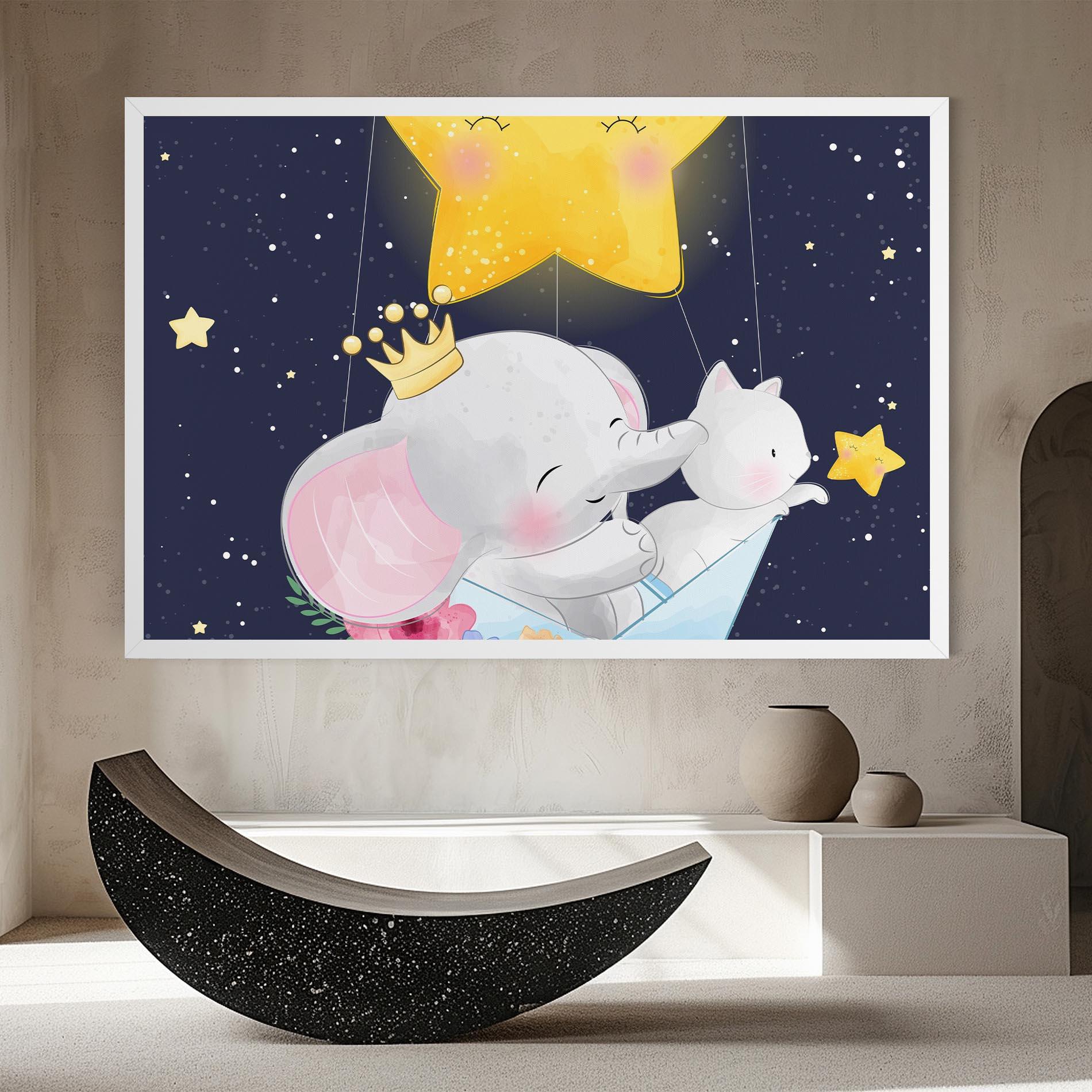 Leinwandbild Elephant Cat mockup 8