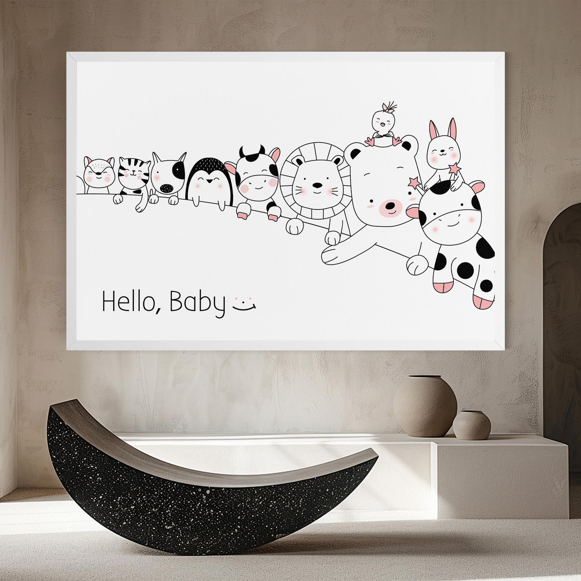 Leinwandbild Hello Baby mockup 8