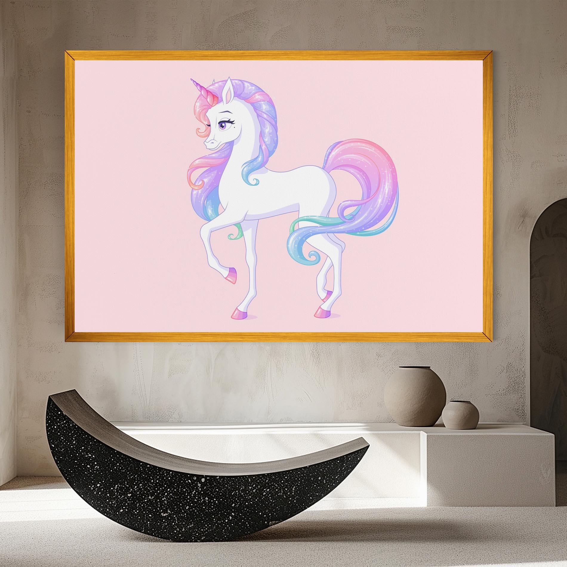 Leinwandbild Beautiful Unicorn mockup 8