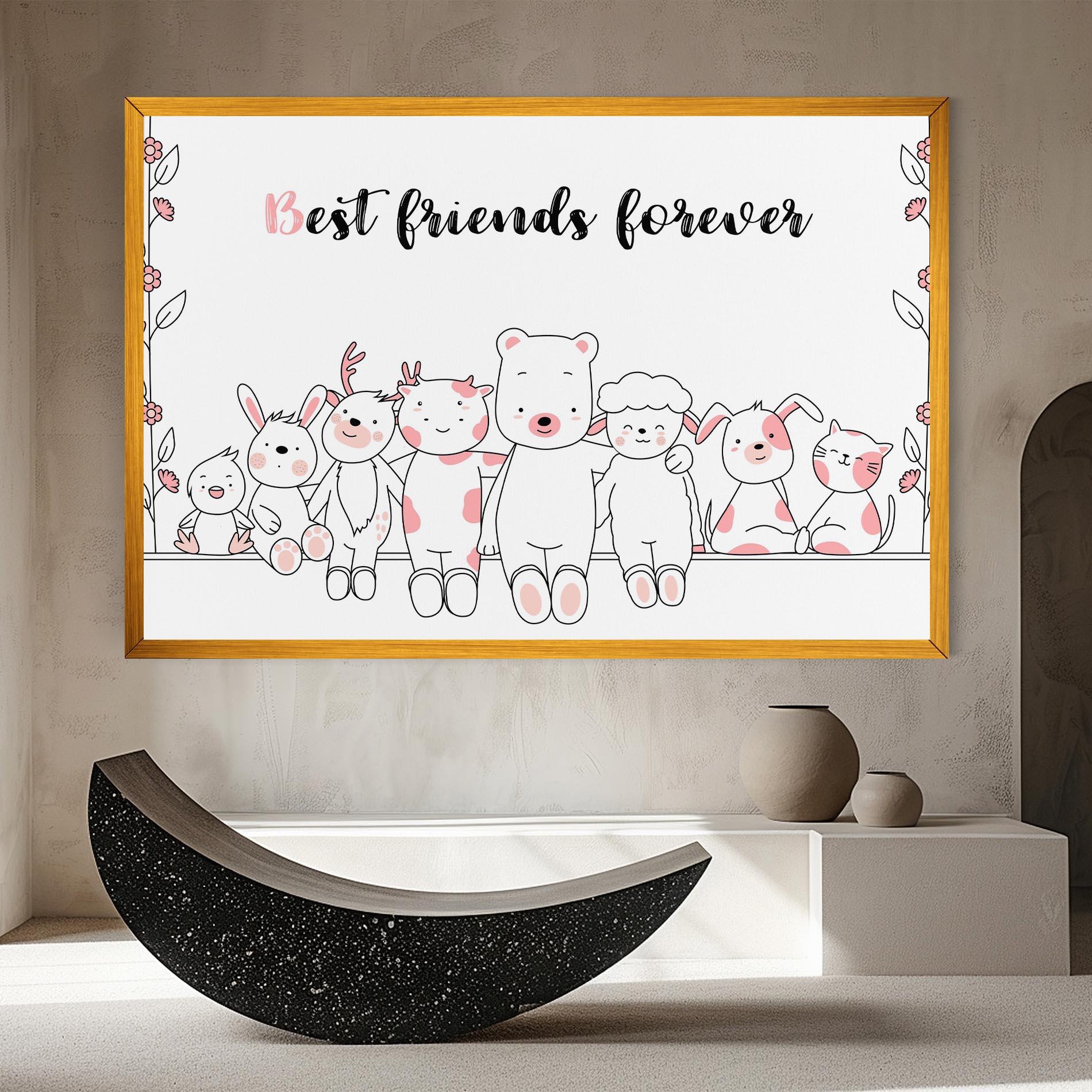 Leinwandbild Friends Forever mockup 8