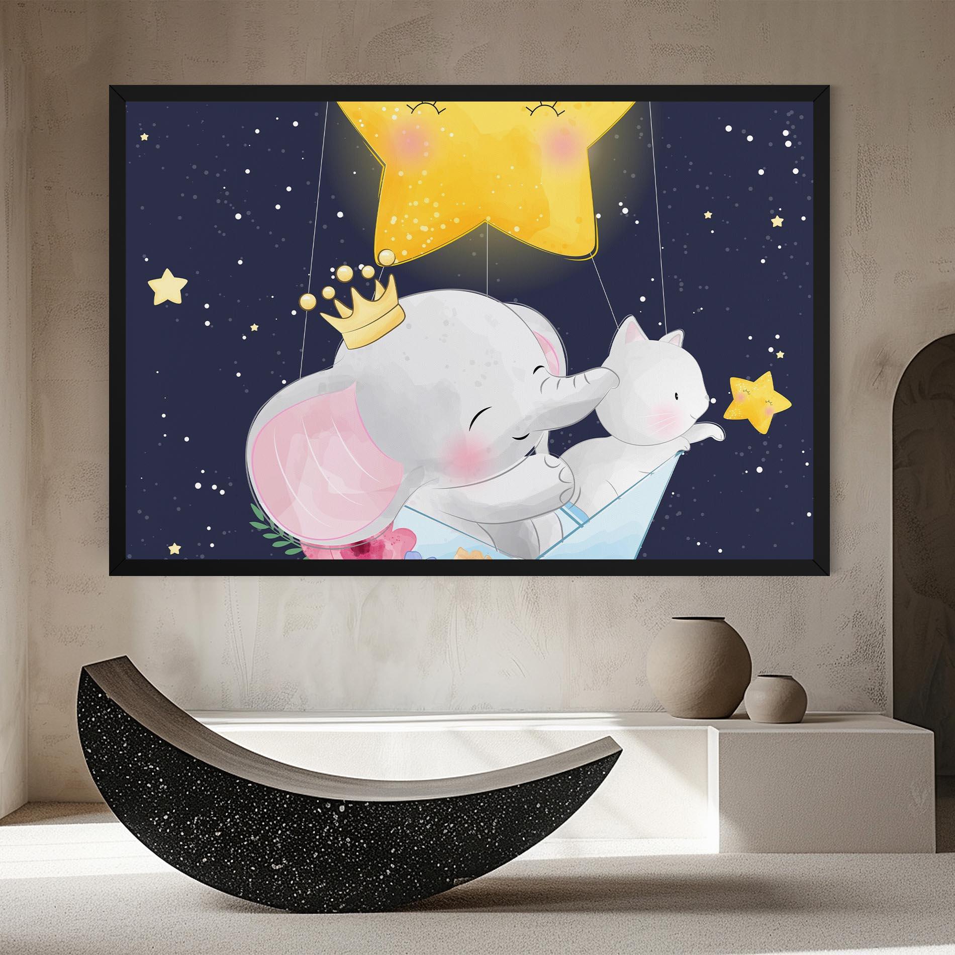 Leinwandbild Elephant Cat mockup 8