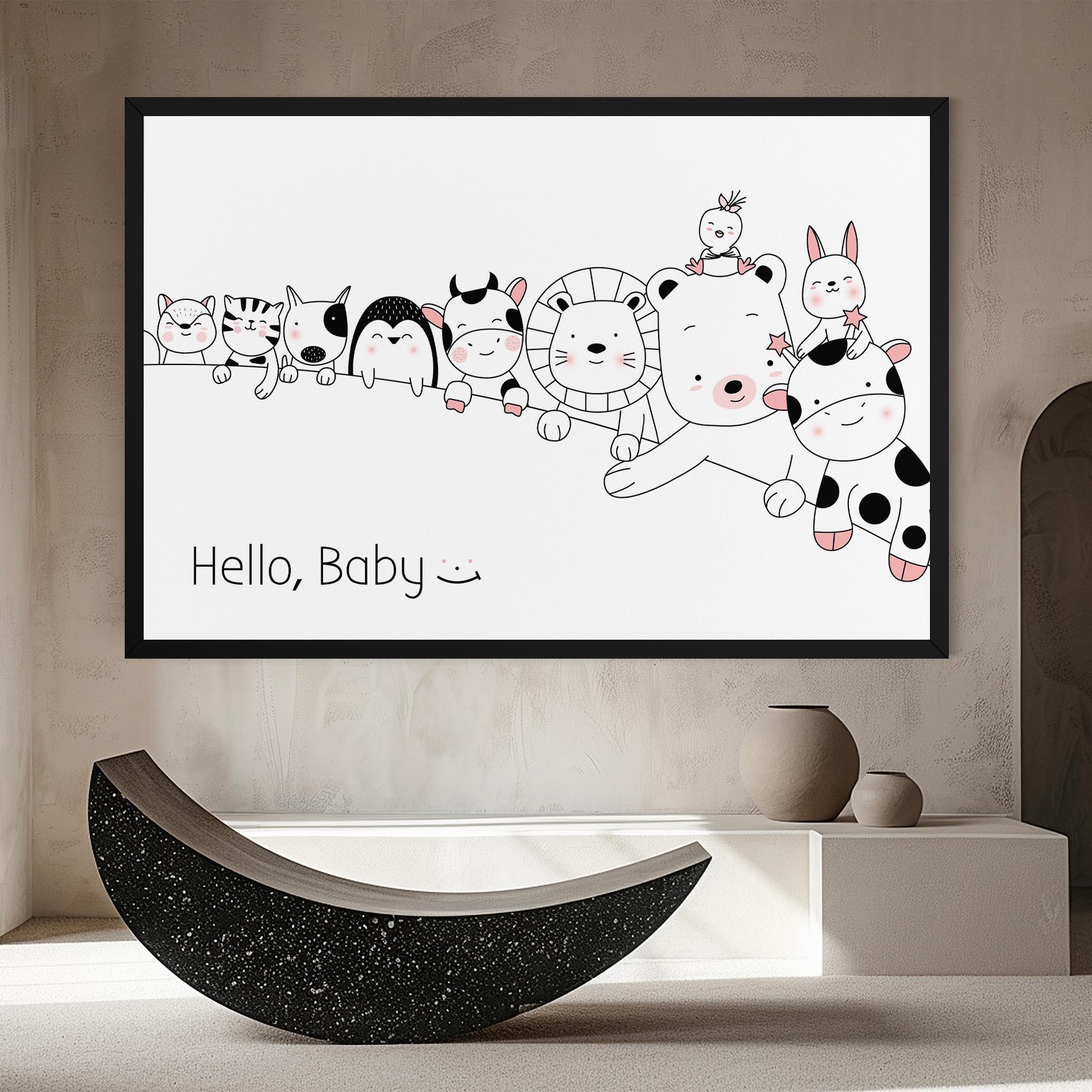 Leinwandbild Hello Baby mockup 8