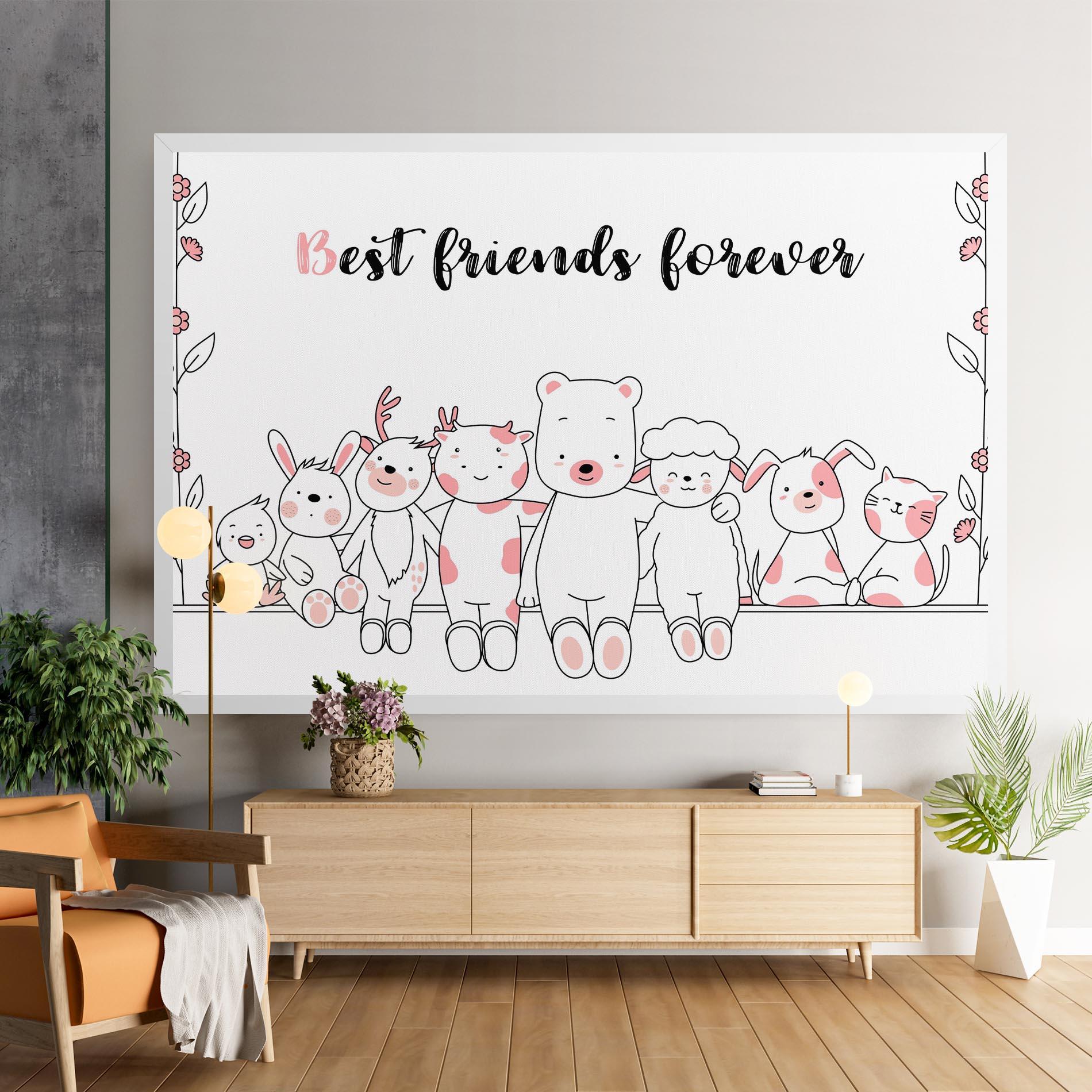 Leinwandbild Friends Forever mockup 9