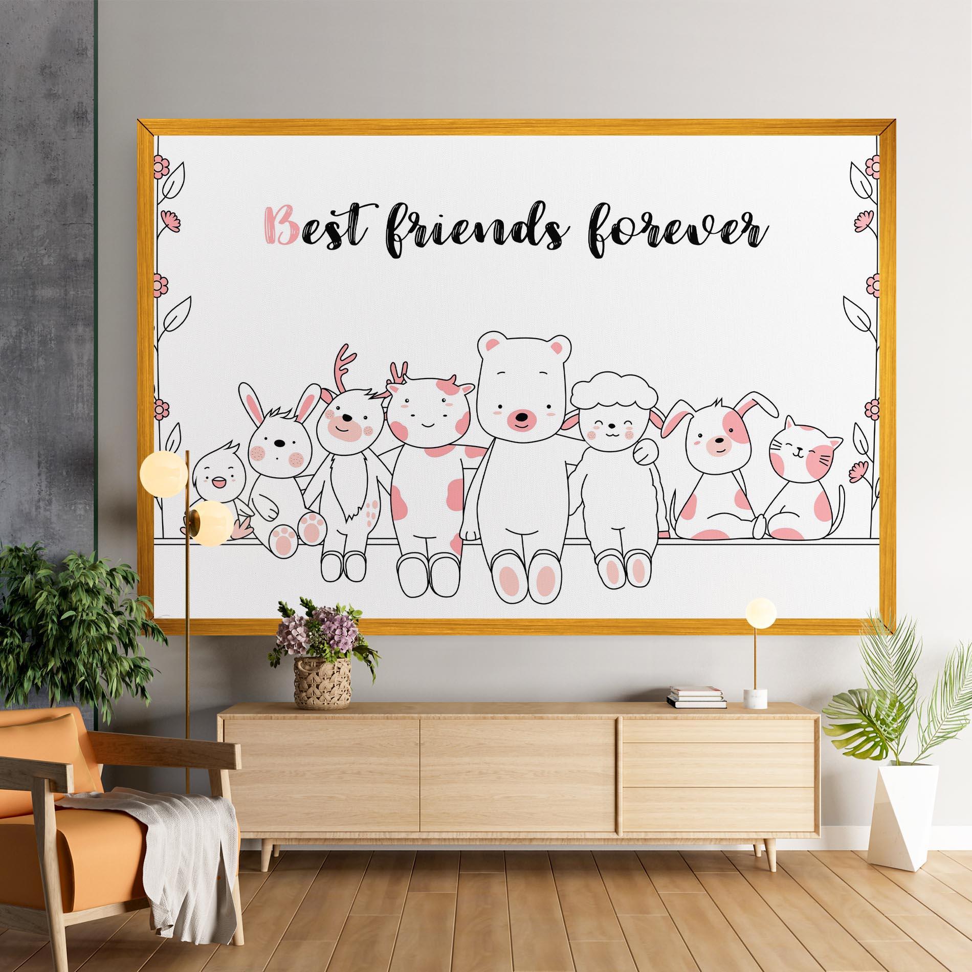 Leinwandbild Friends Forever mockup 9