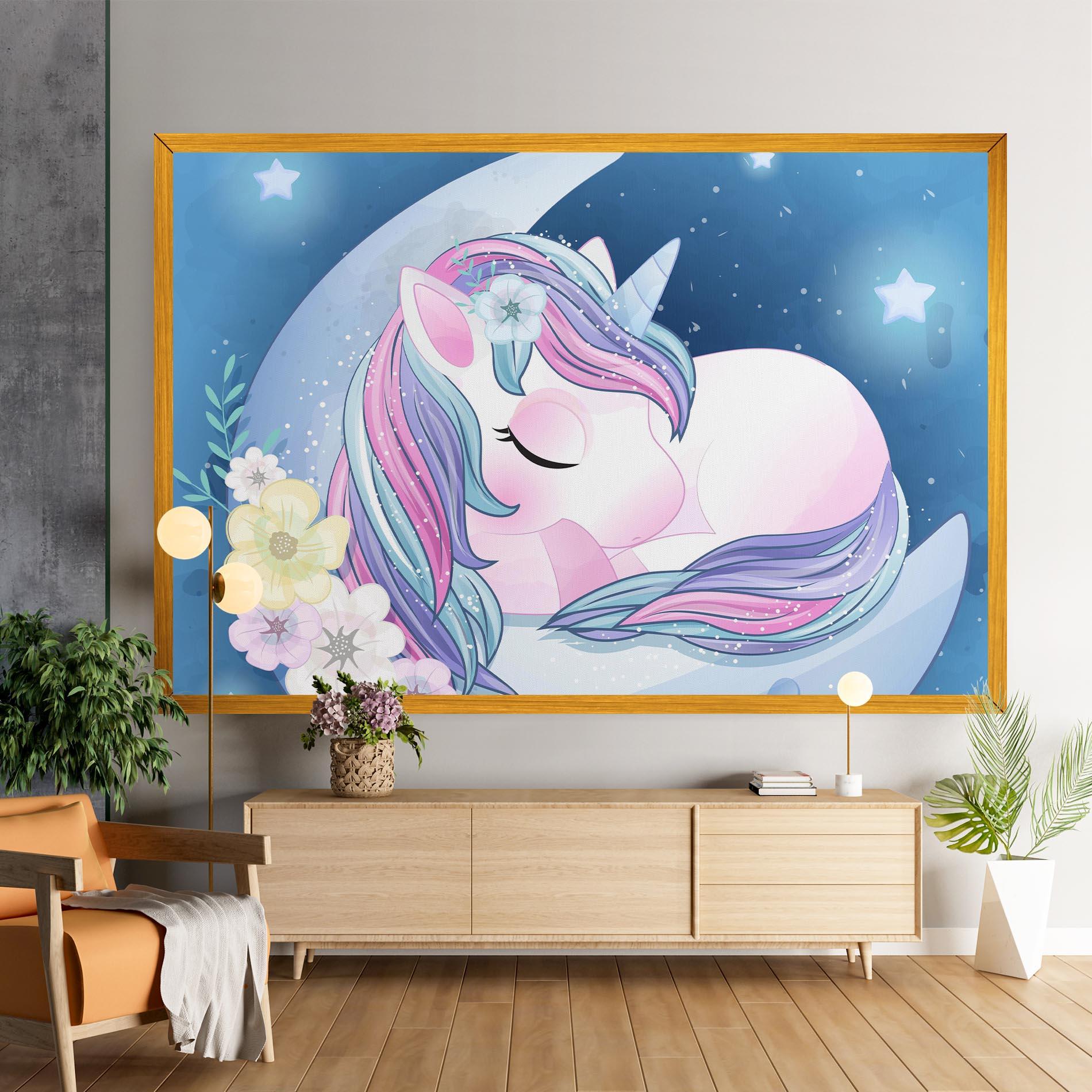 Leinwandbild Moon Unicorn mockup 9