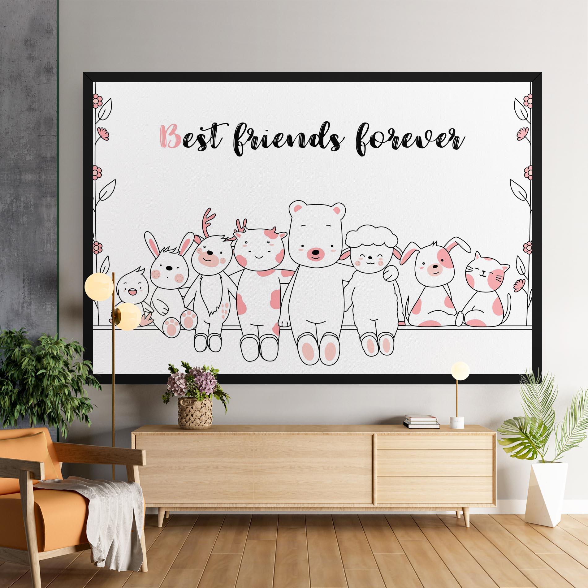 Leinwandbild Friends Forever mockup 9