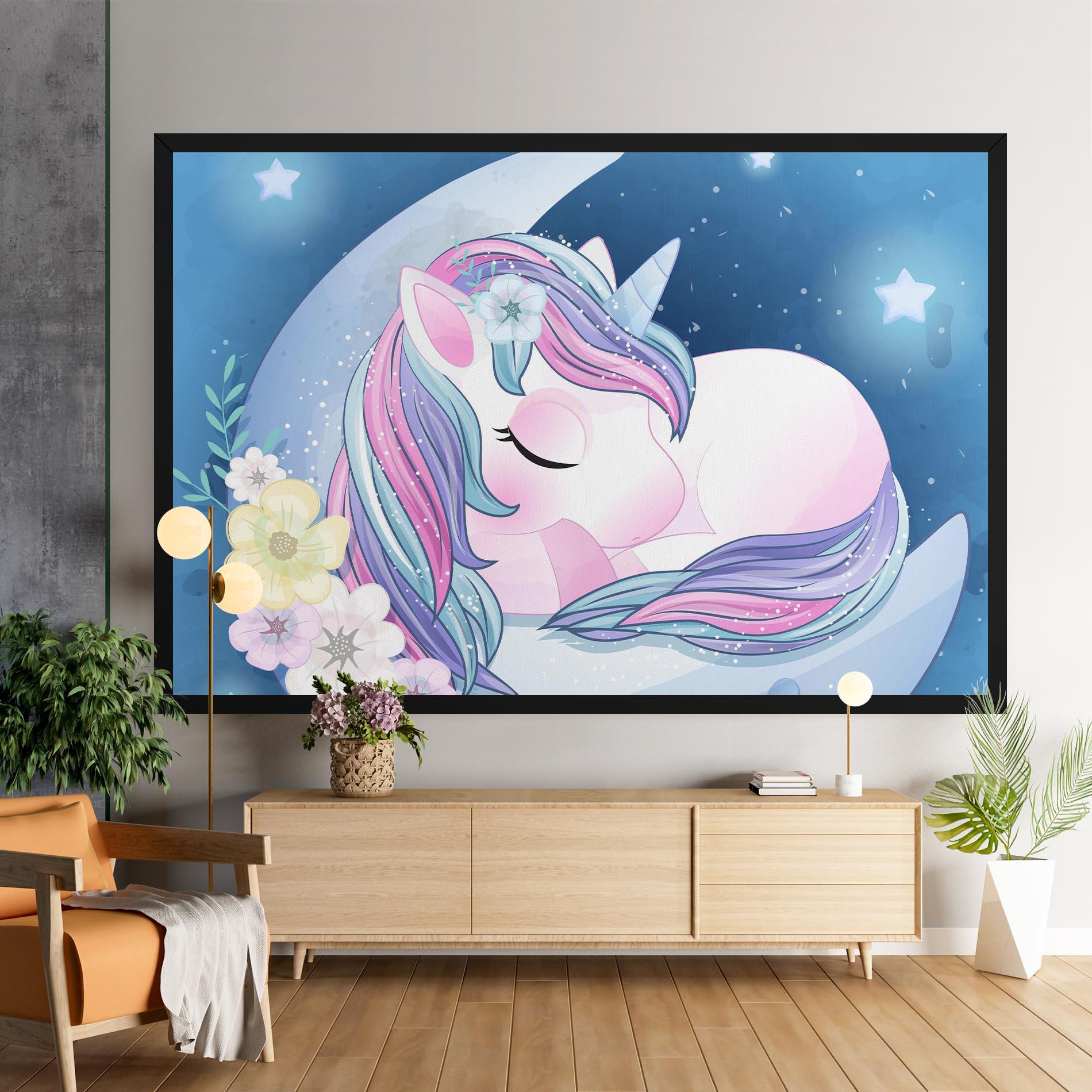 Leinwandbild Moon Unicorn mockup 9