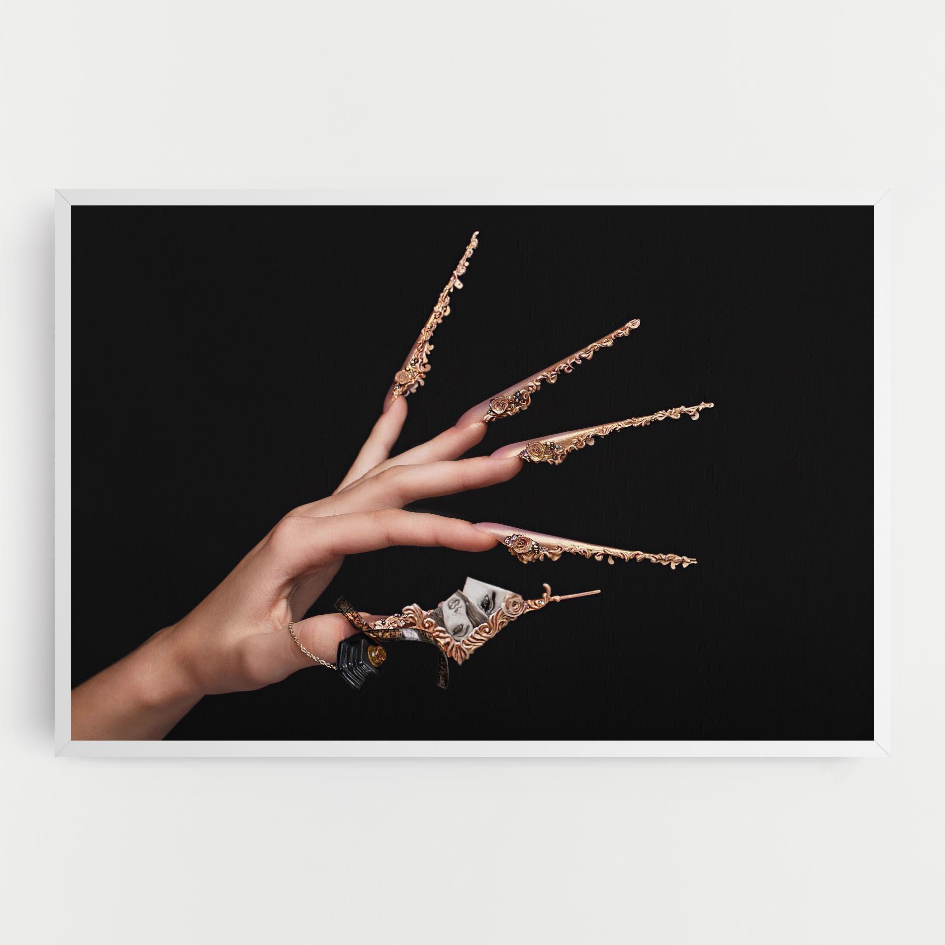 Leinwandbild Creative Manicure mockup 0