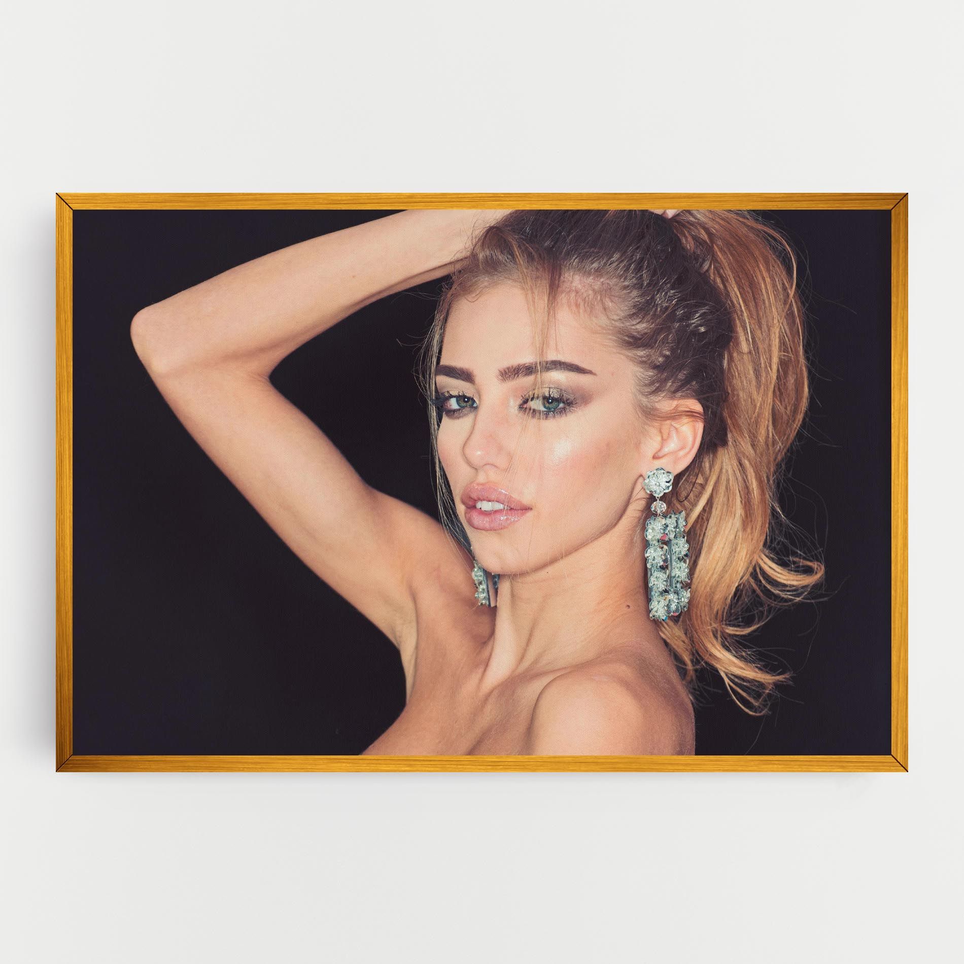 Flower Earrings mockup 0