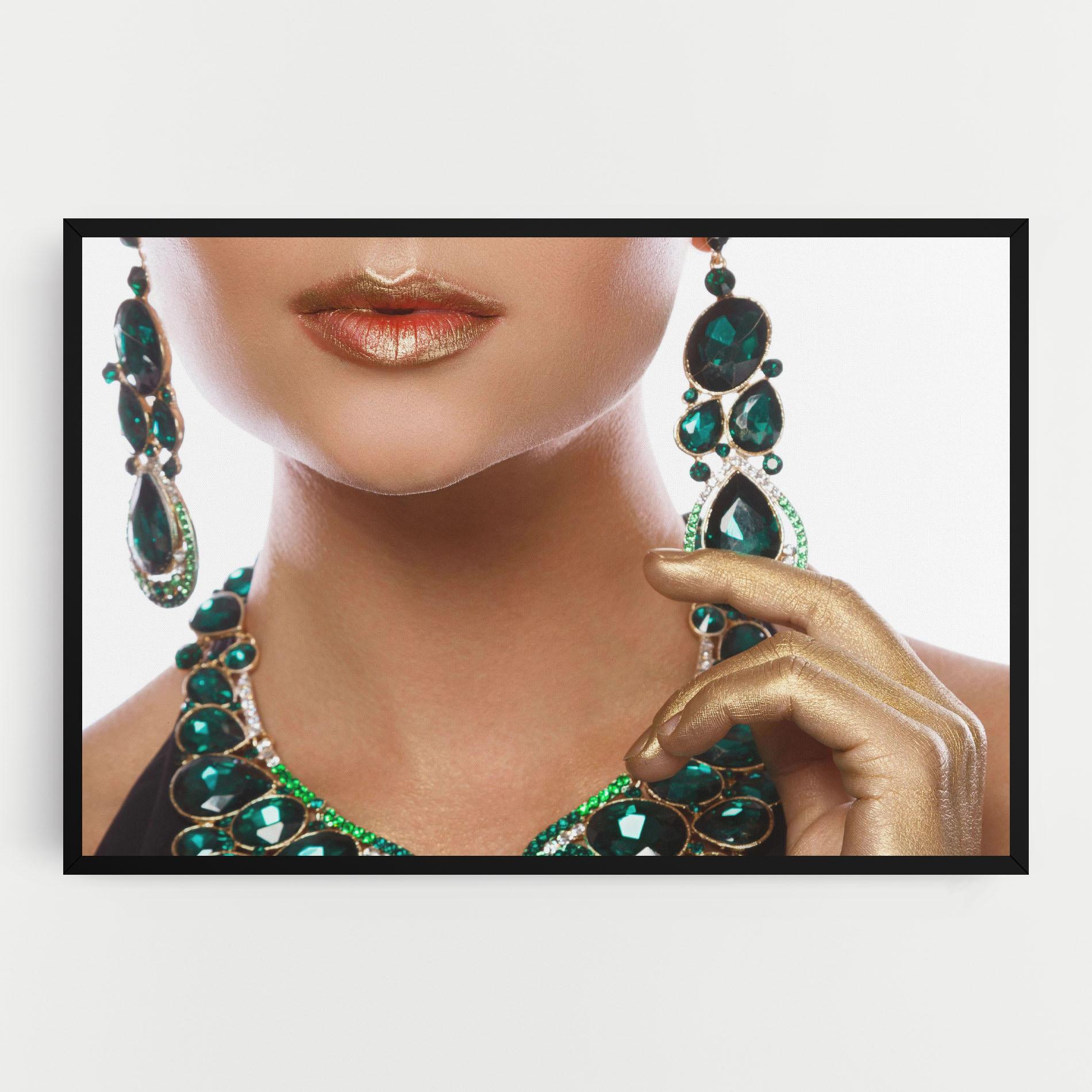 Leinwandbild Green Accessory mockup 0