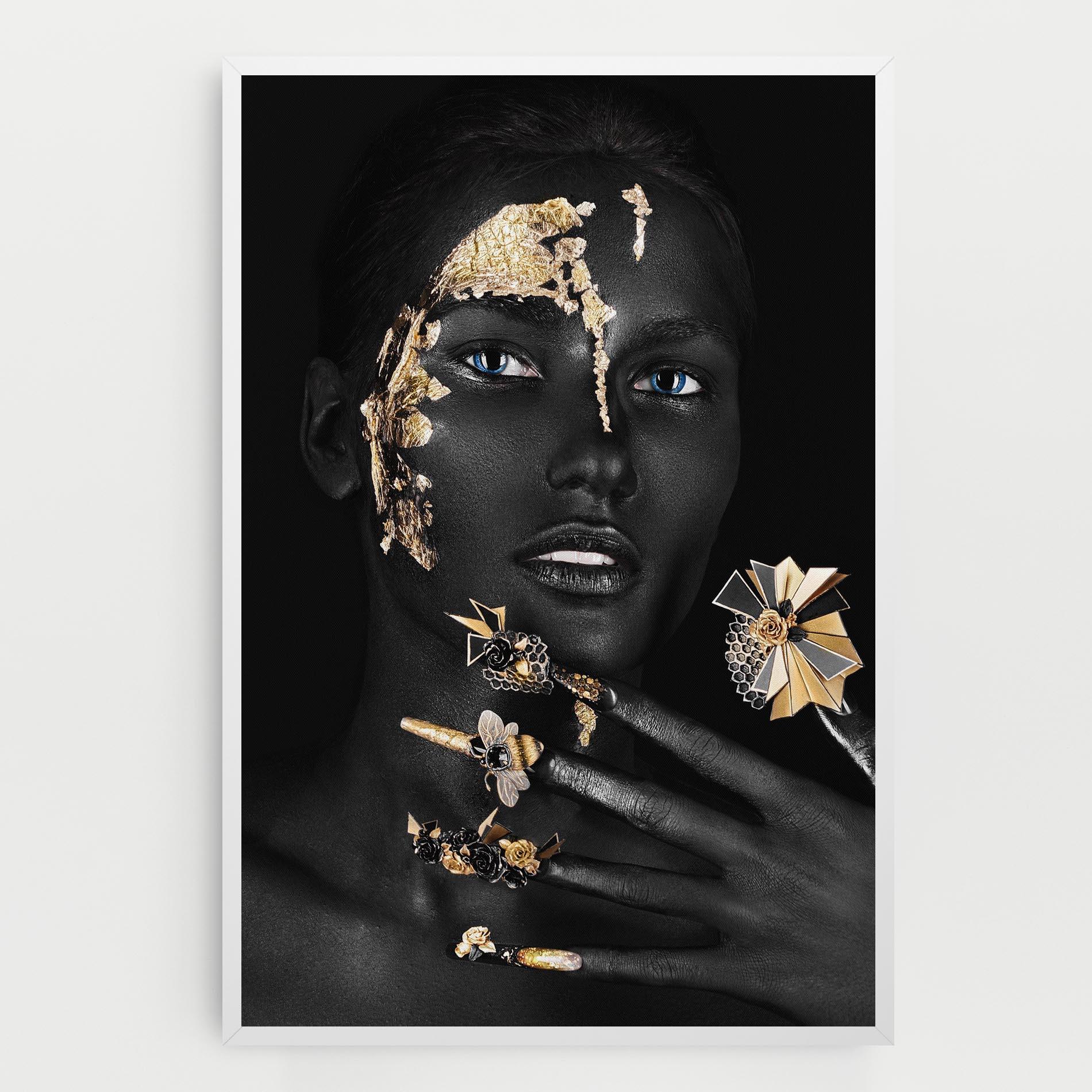 Leinwandbild Black Art Makeup mockup 0