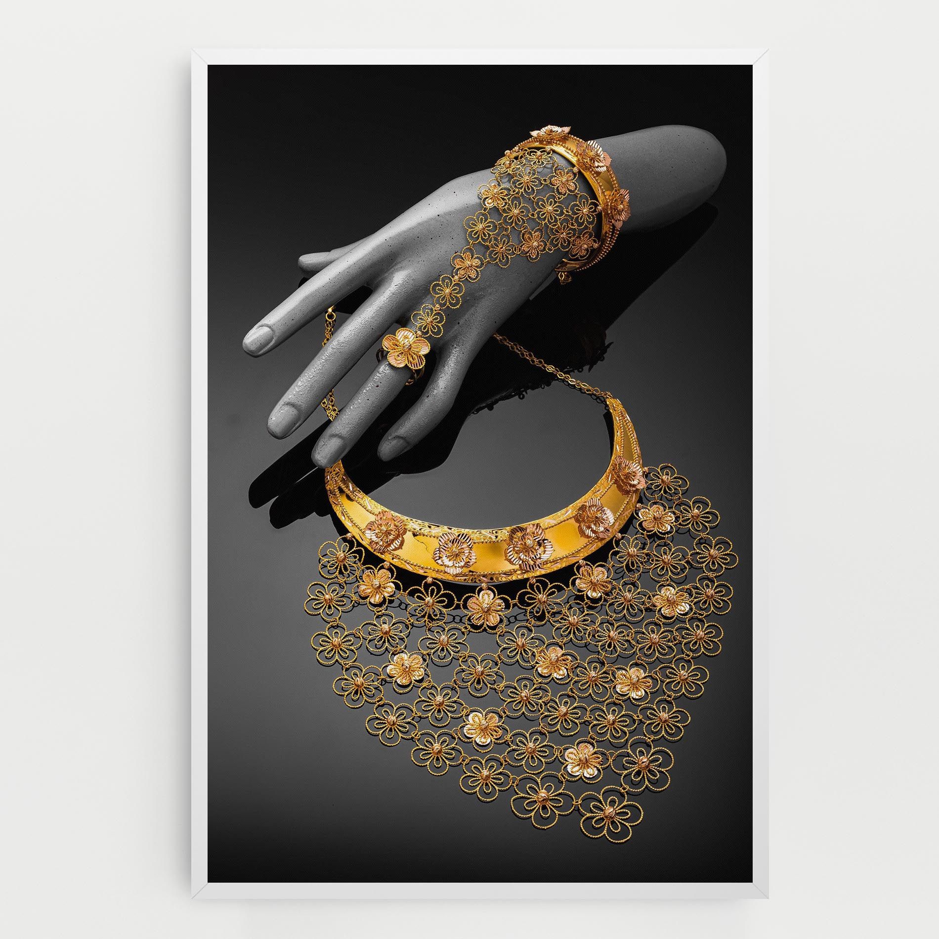 Golden Jewelery Set mockup 0
