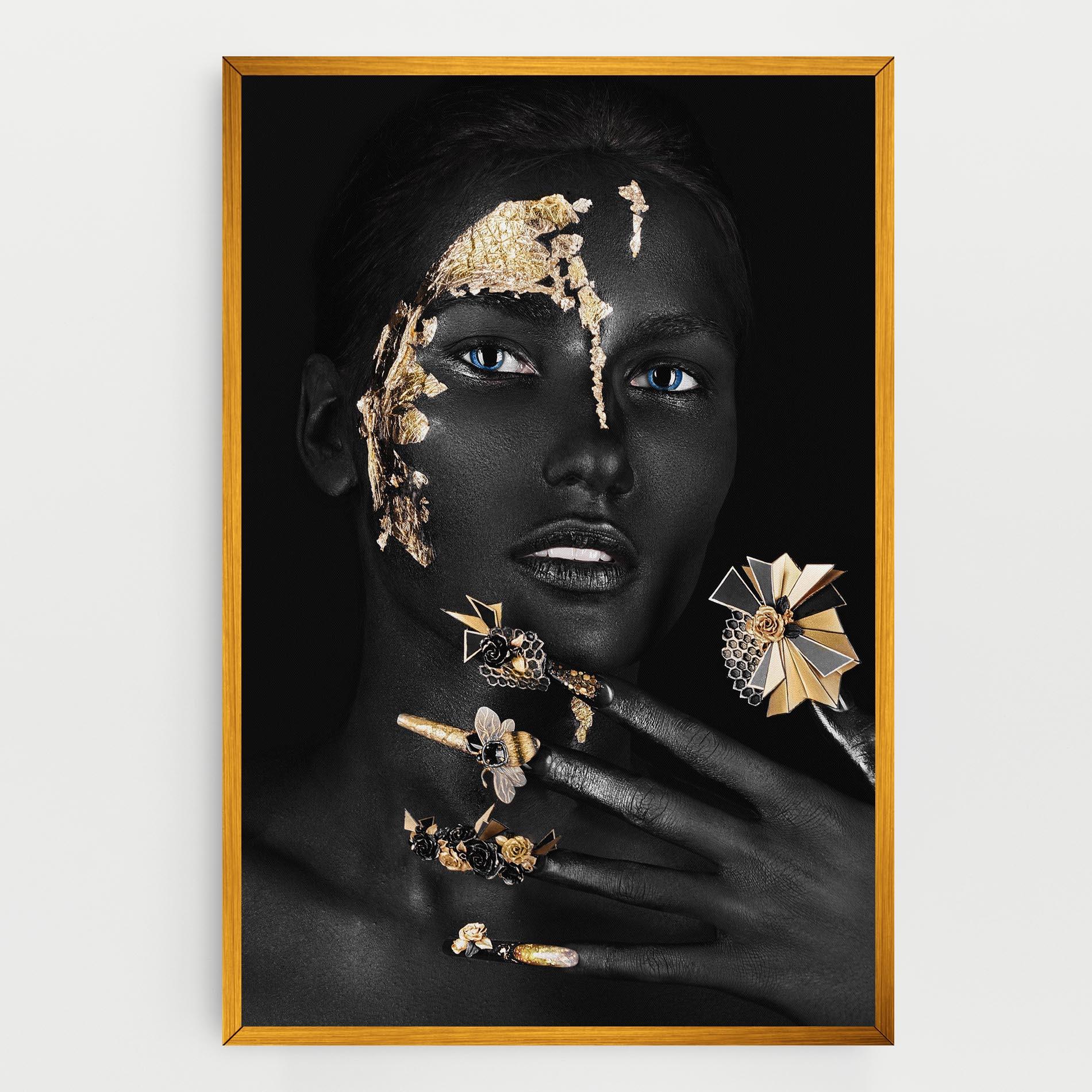 Leinwandbild Black Art Makeup mockup 0