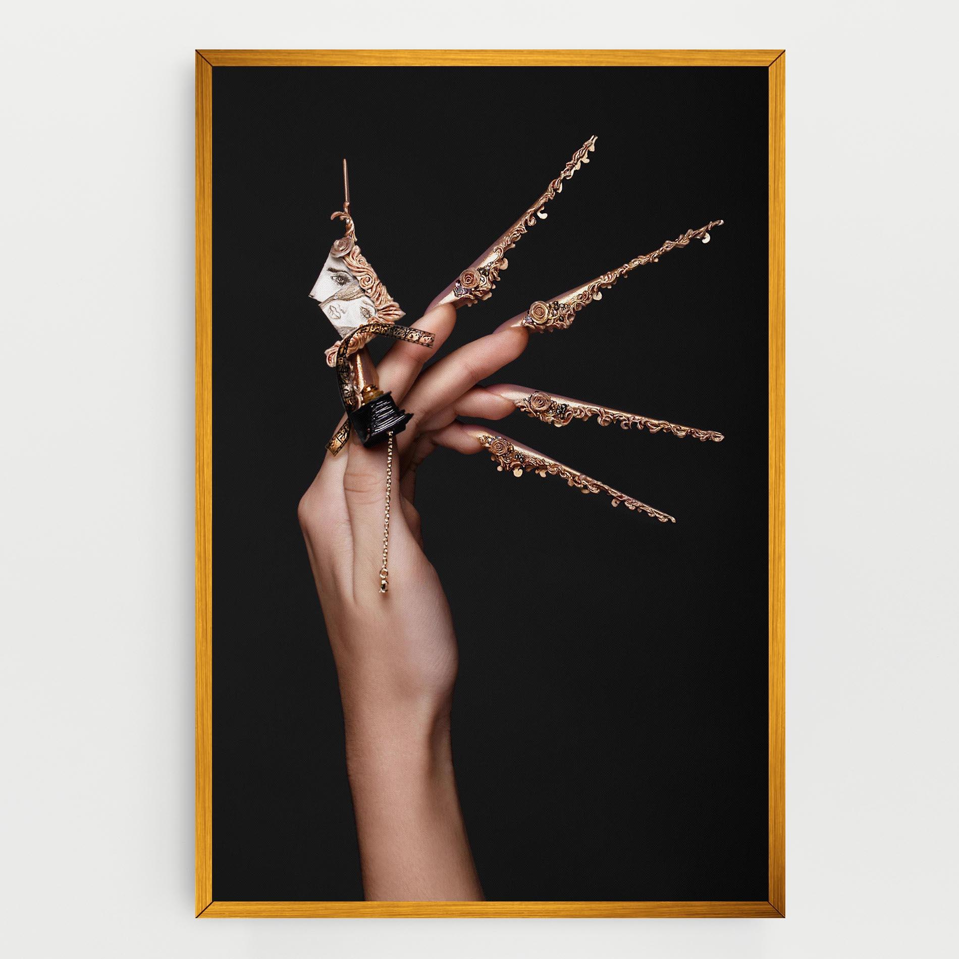 Leinwandbild Creative Design Nails mockup 0