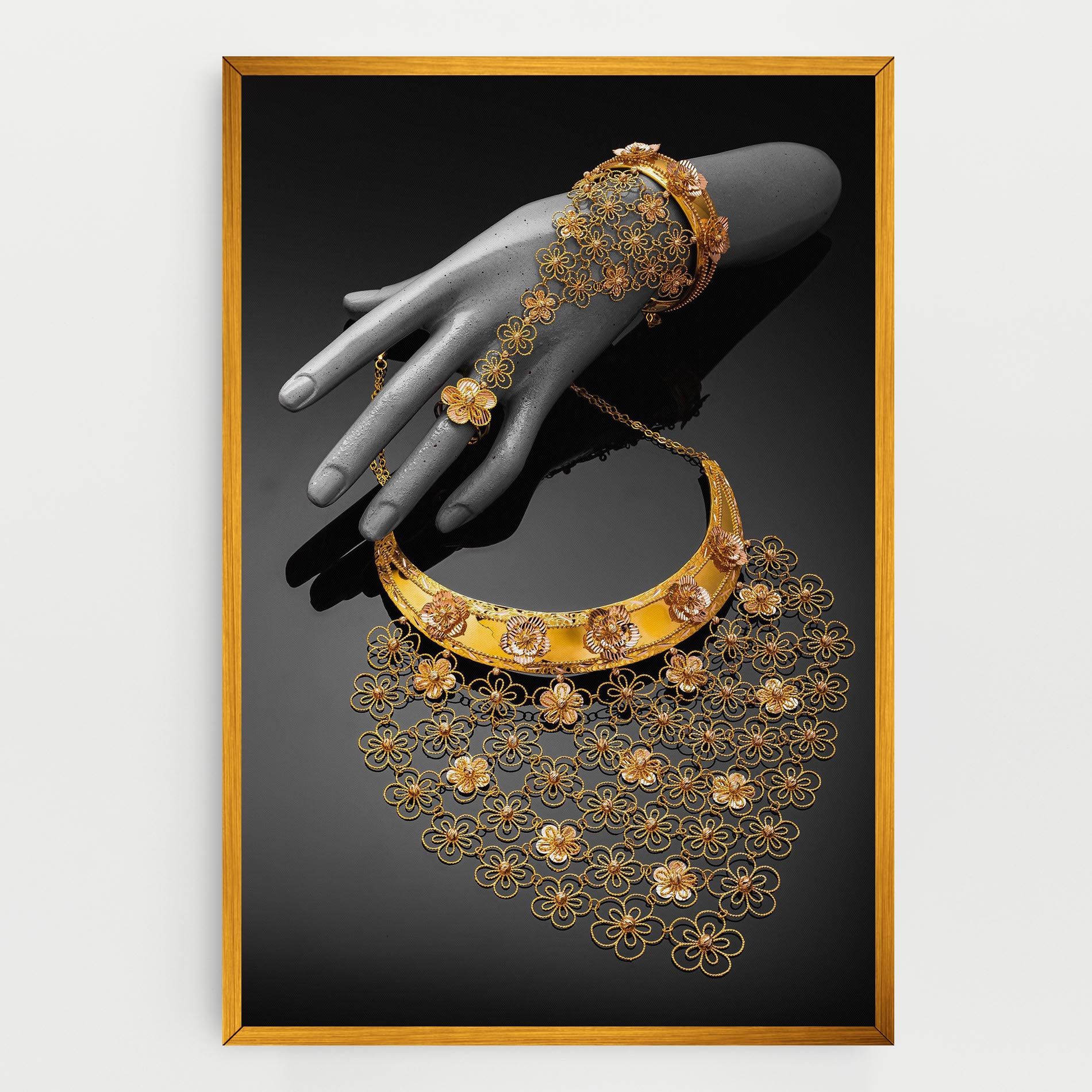 Golden Jewelery Set mockup 0