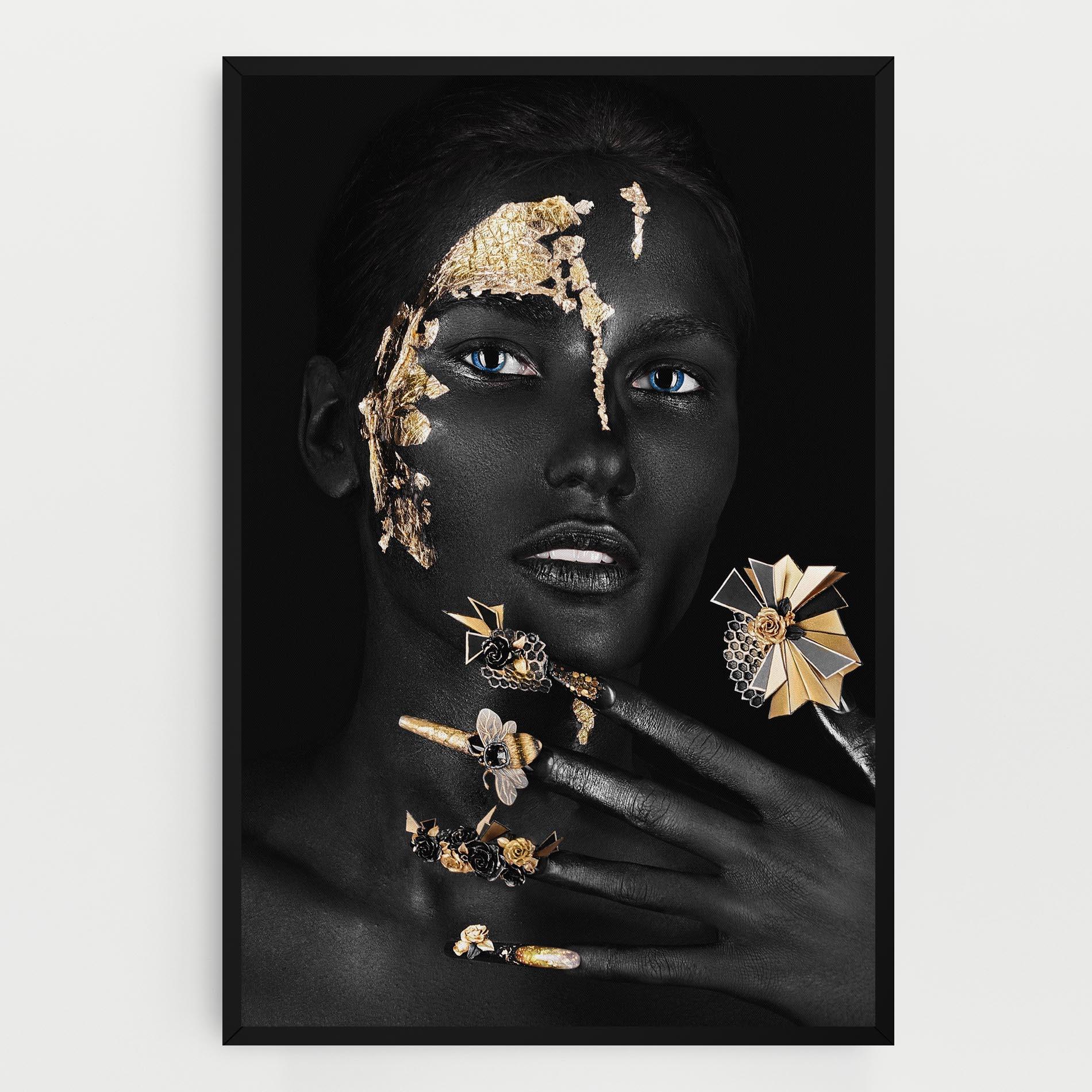 Leinwandbild Black Art Makeup mockup 0