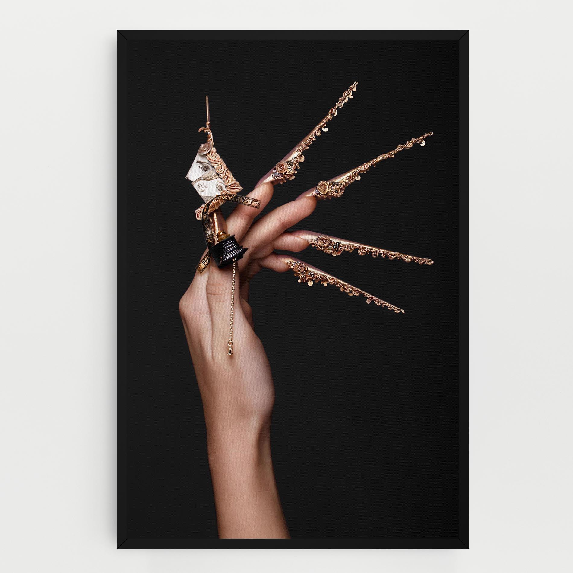 Leinwandbild Creative Design Nails mockup 0