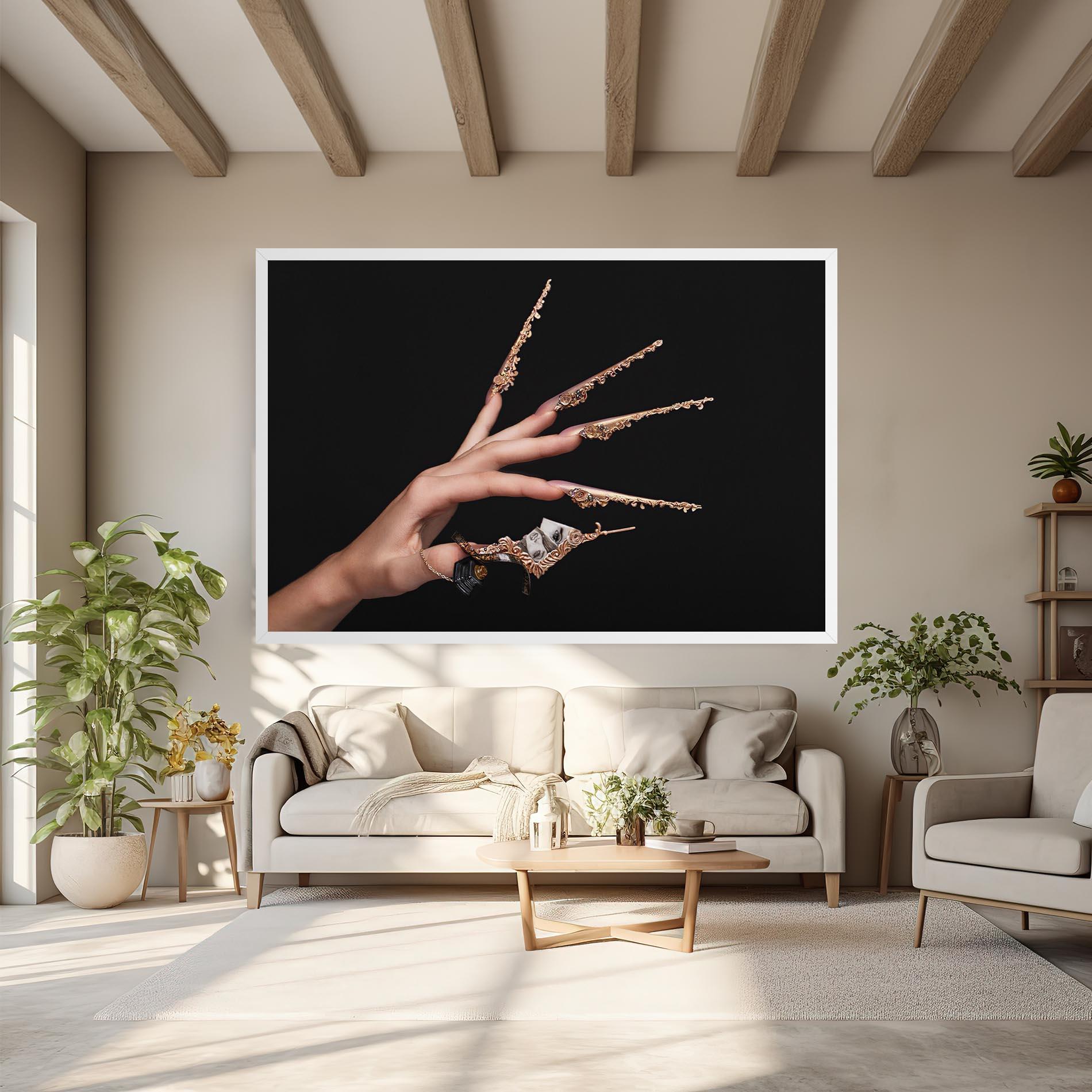 Leinwandbild Creative Manicure mockup 6