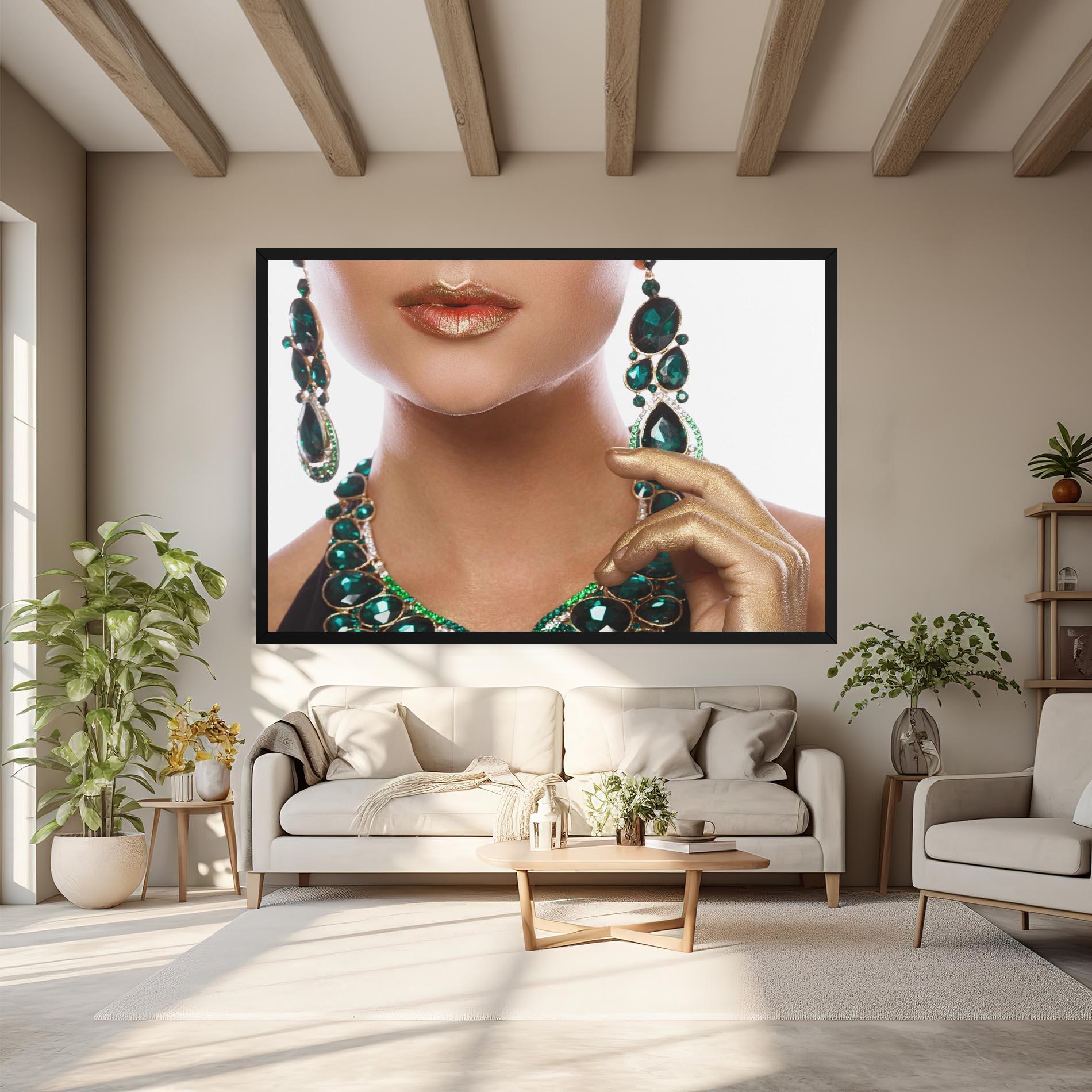 Leinwandbild Green Accessory mockup 6