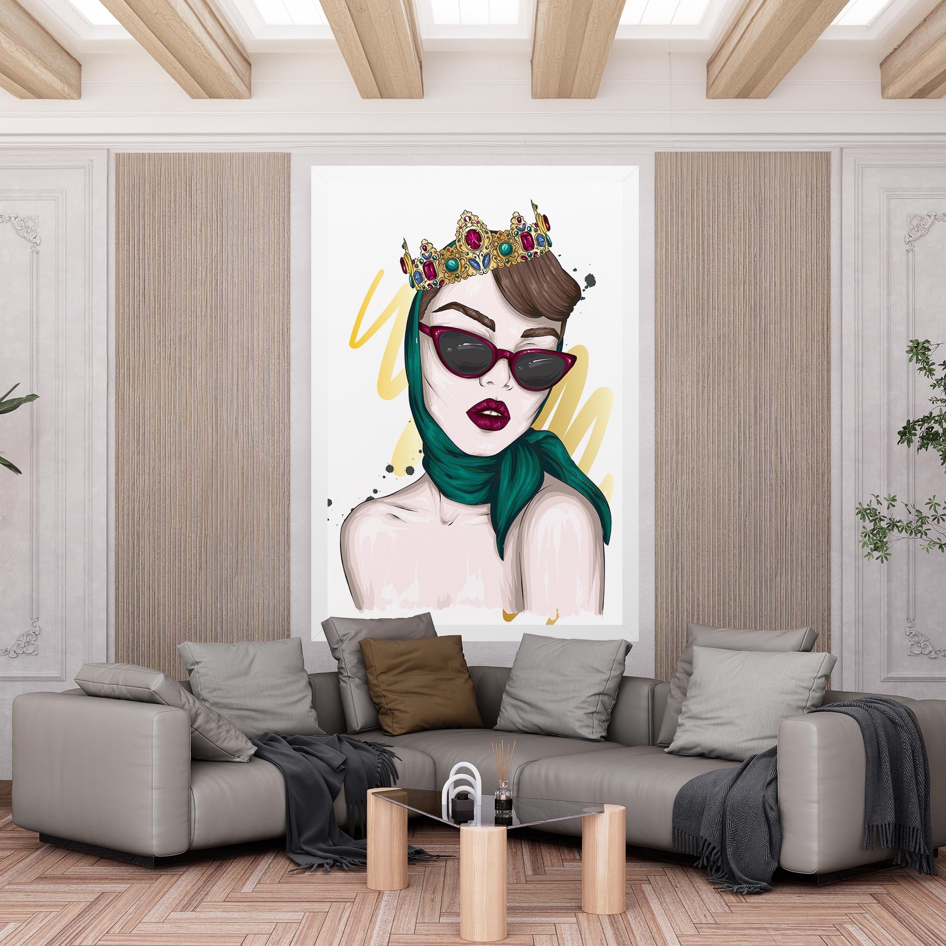 Leinwandbild Diva Crown mockup 6