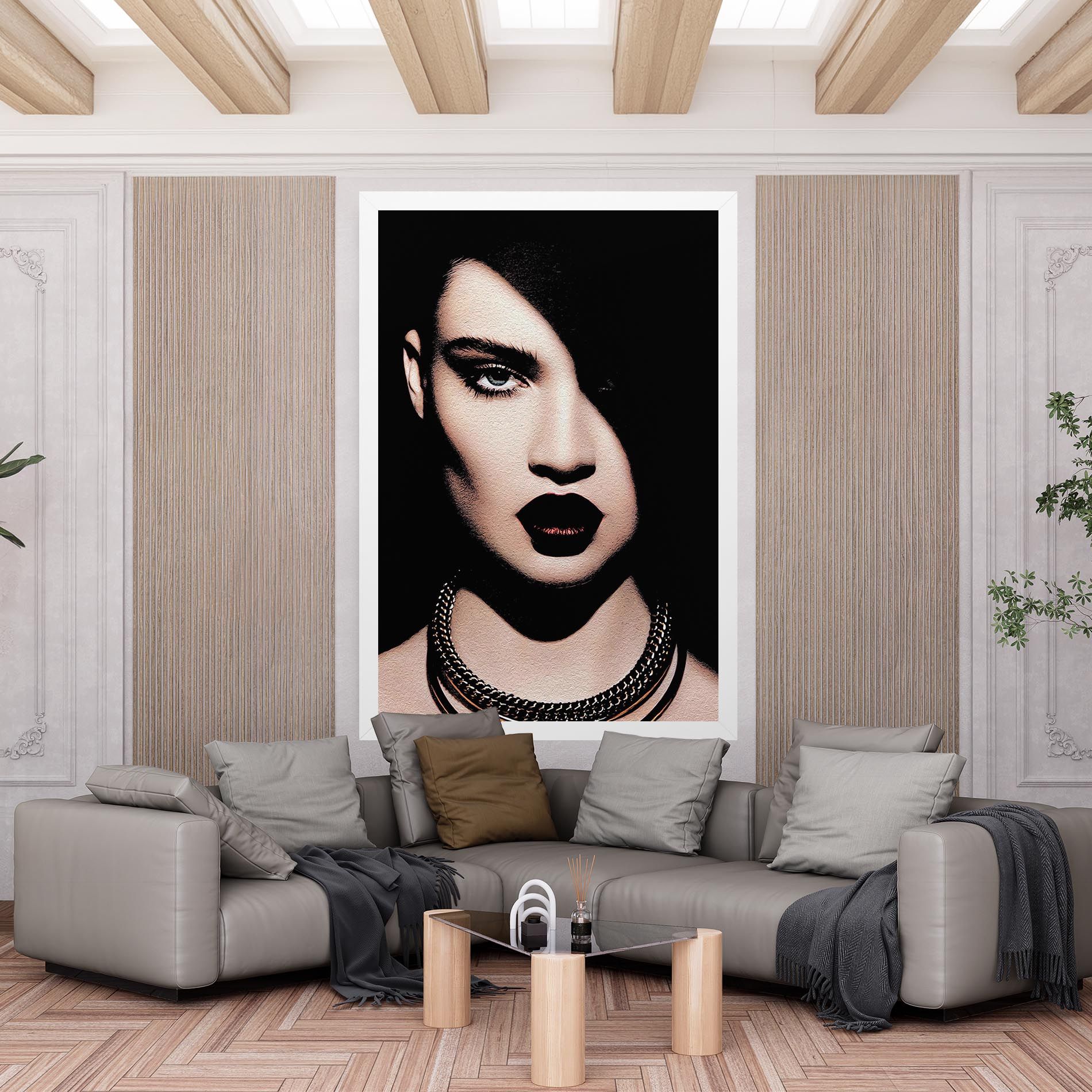 Gold Necklace mockup 6