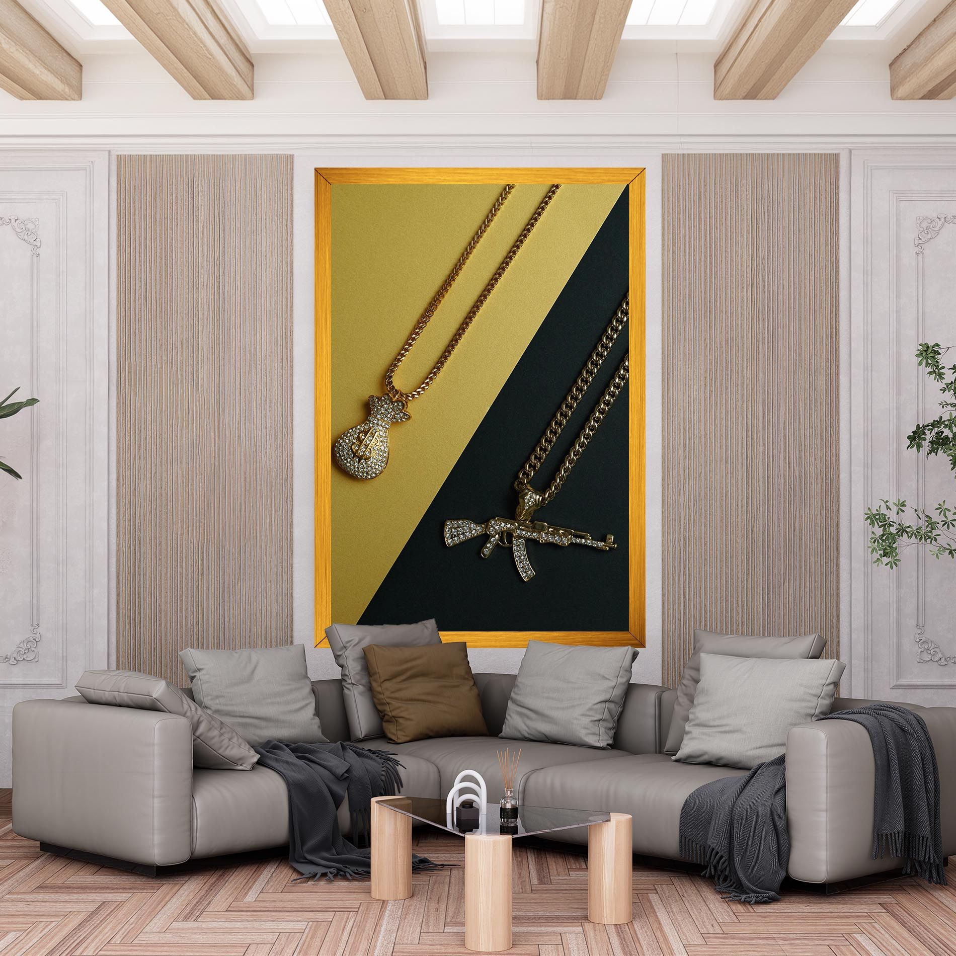 Gun Neckace mockup 6